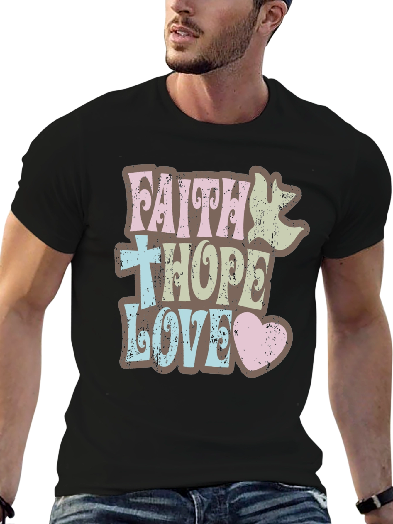 Faith Hope Love Graphic Tee