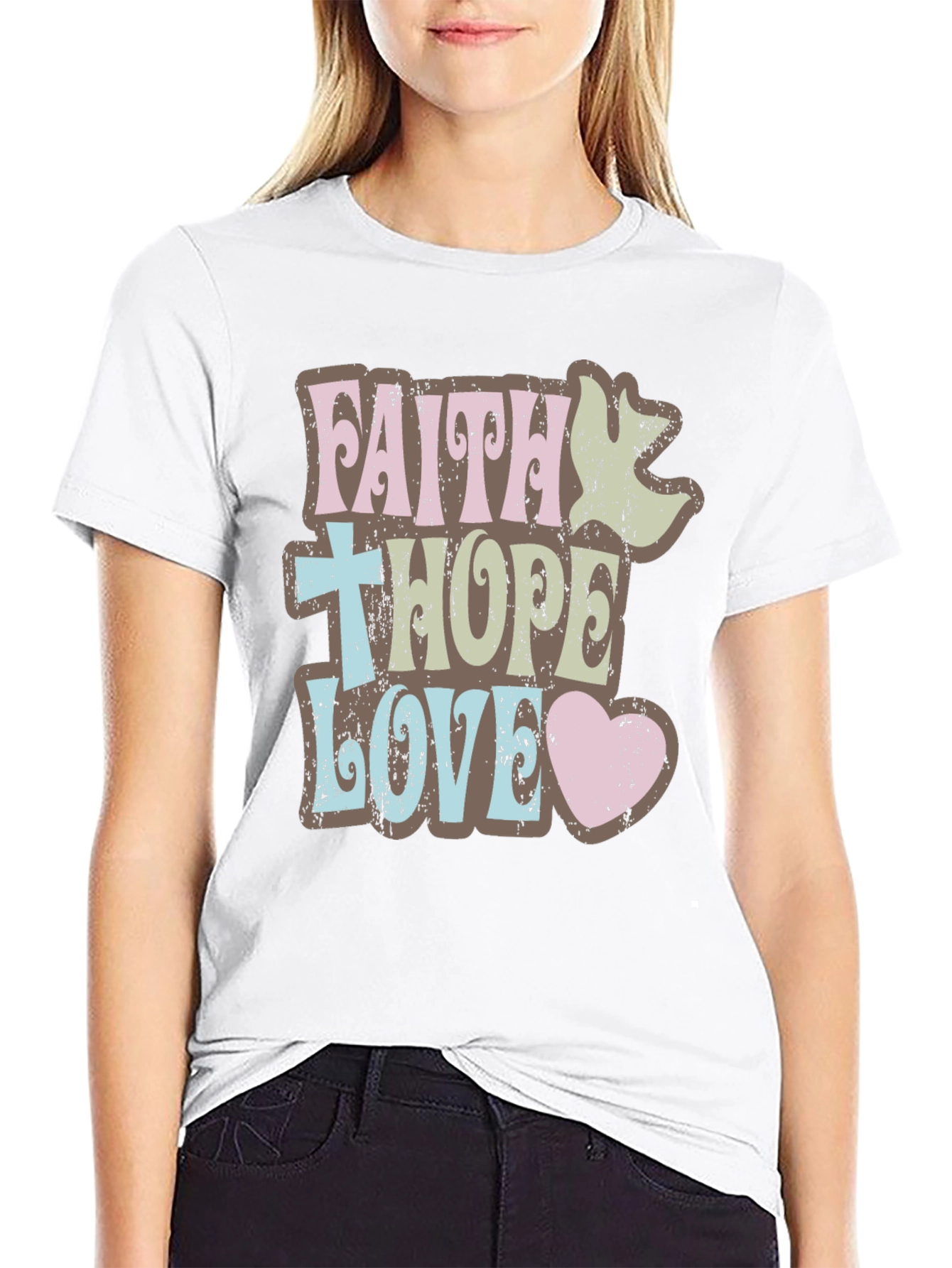 Faith Hope Love Graphic Tee