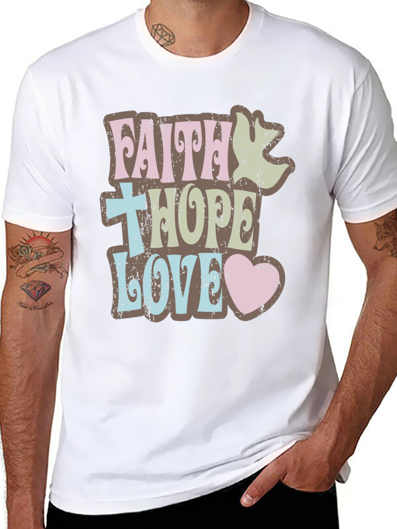 Faith Hope Love Graphic Tee