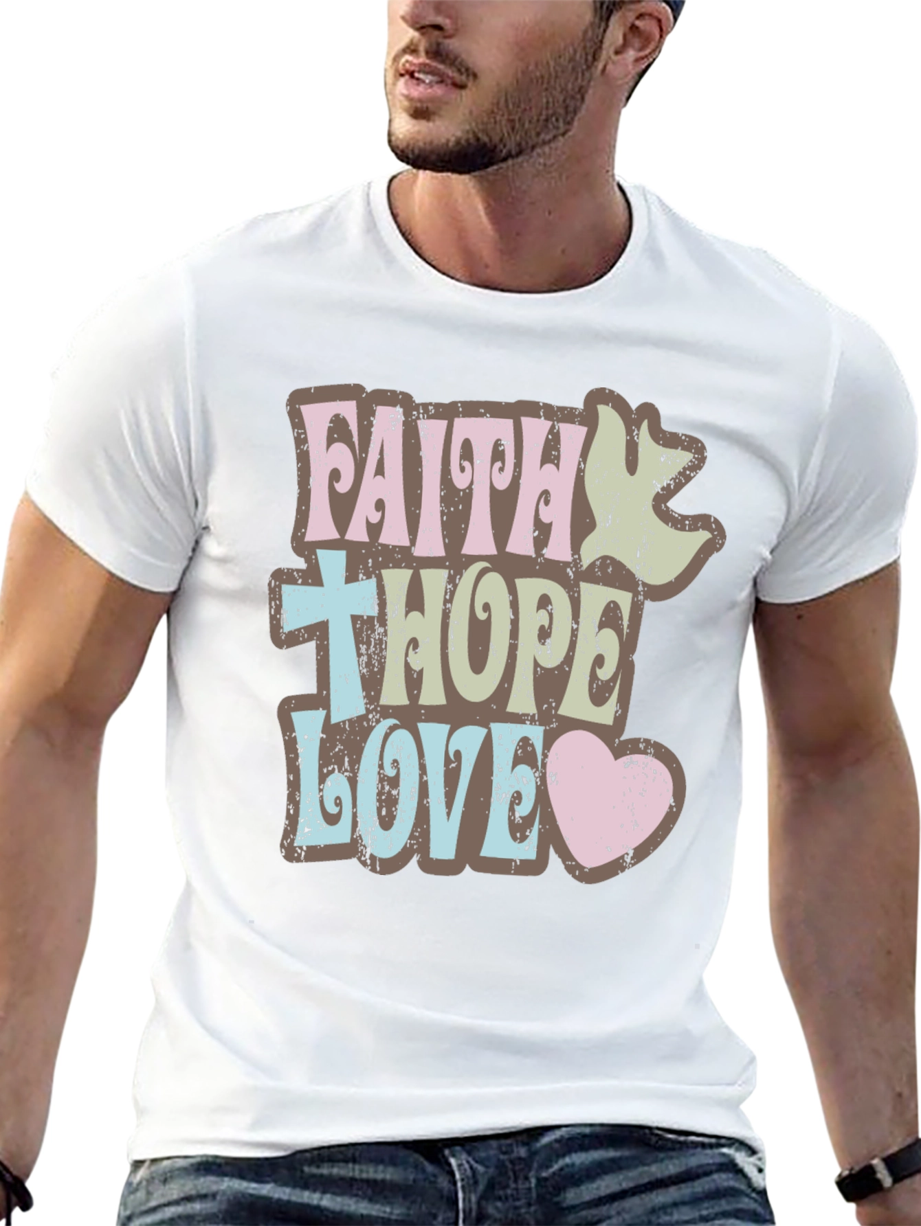 Faith Hope Love Graphic Tee