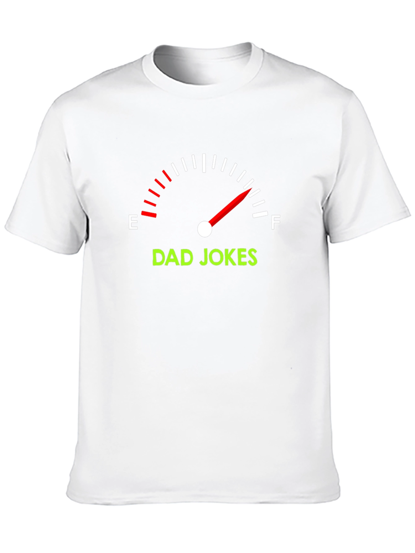 Dad Jokes Full Tank Black T-Shirt