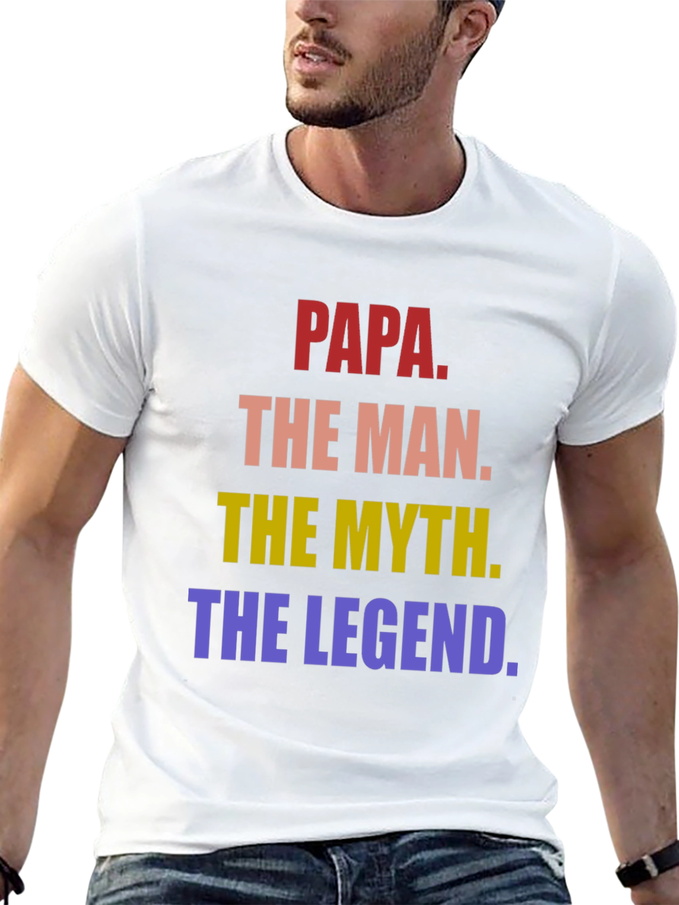 Papa The Man The Myth Legend T-Shirt