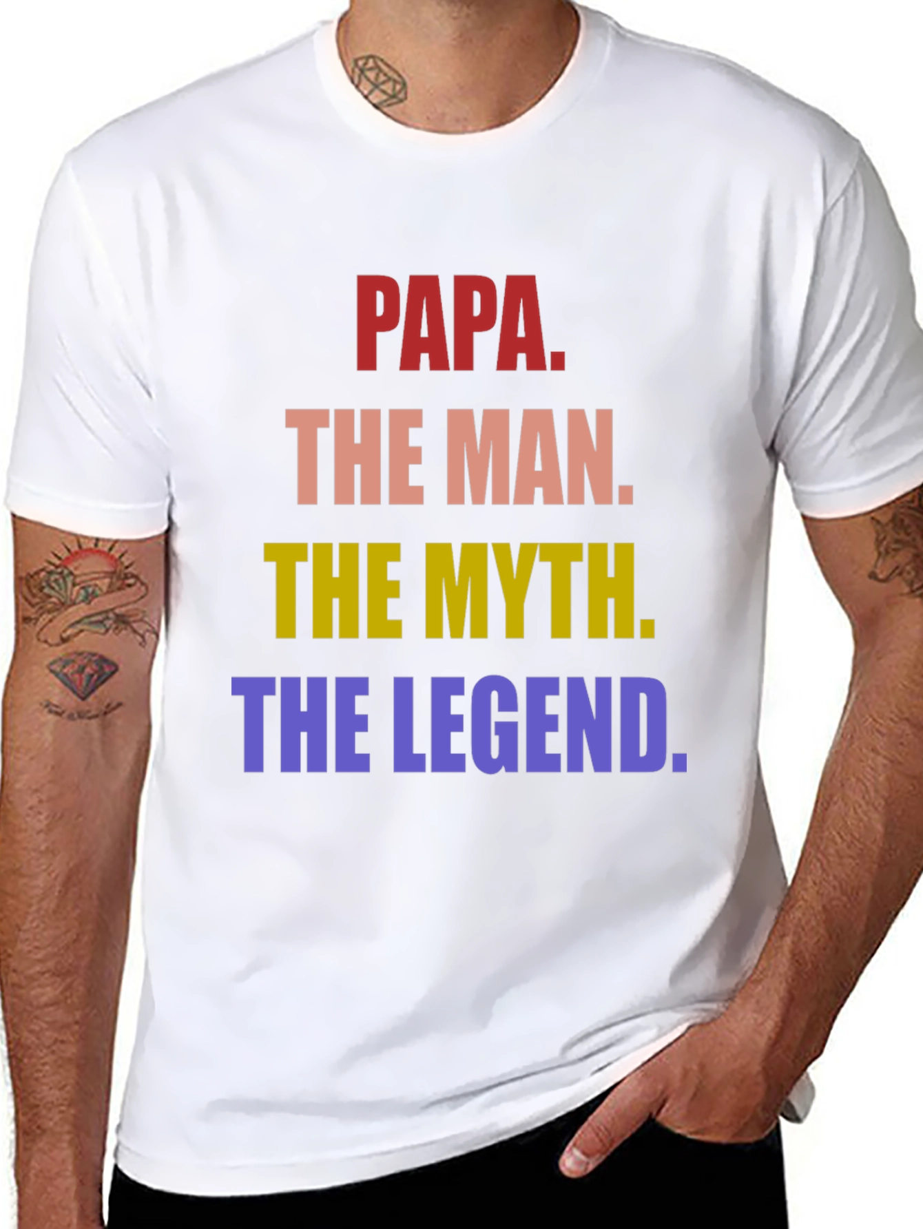 Papa The Man The Myth Legend T-Shirt