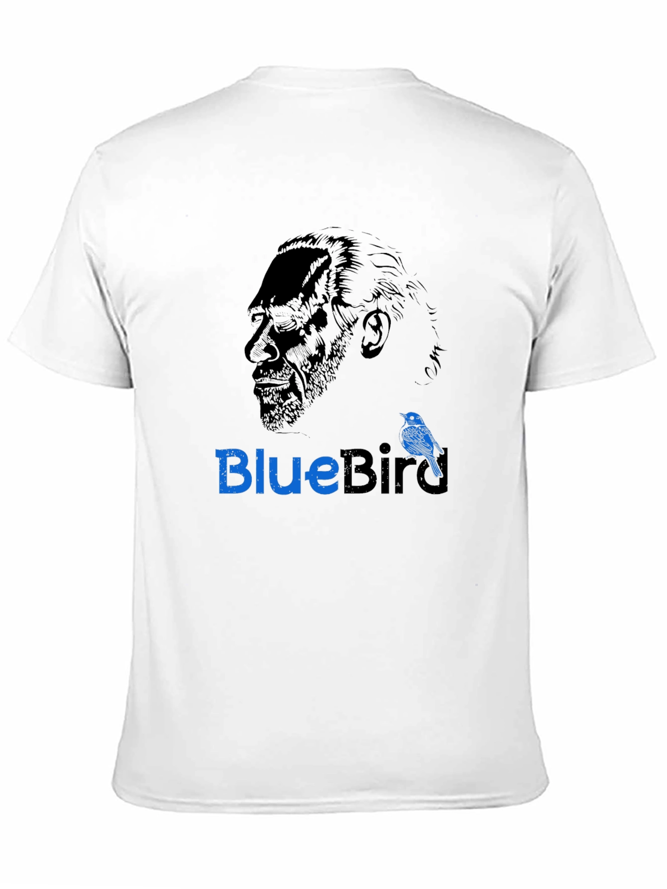 Mens Black BlueBird Graphic T-Shirt