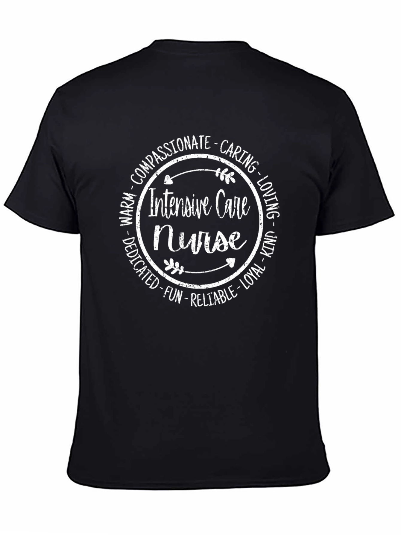 Intensive Care Nurse T-Shirt: Compassionate Caring Design