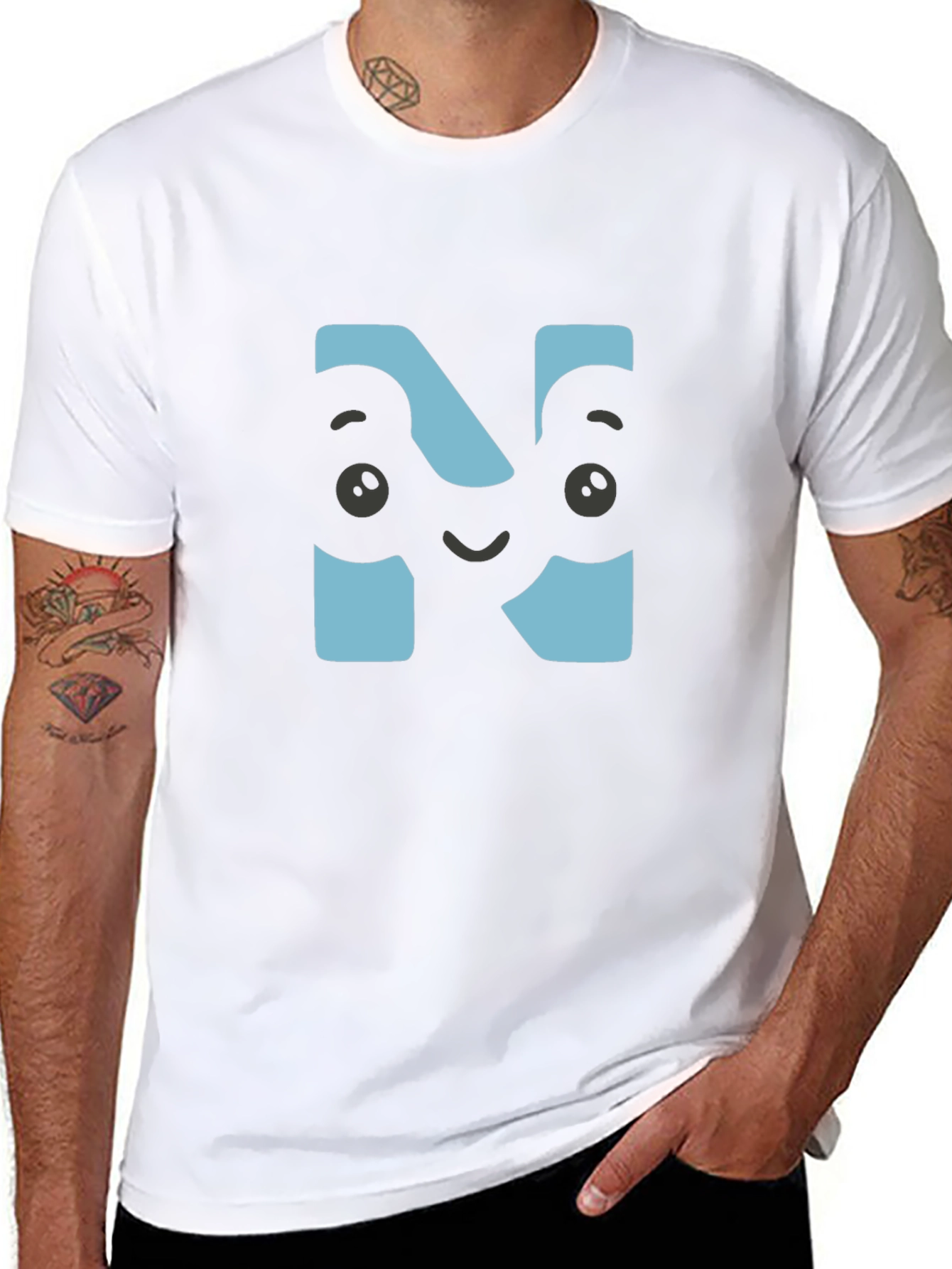 N Face Graphic Tee - Fun & Quirky