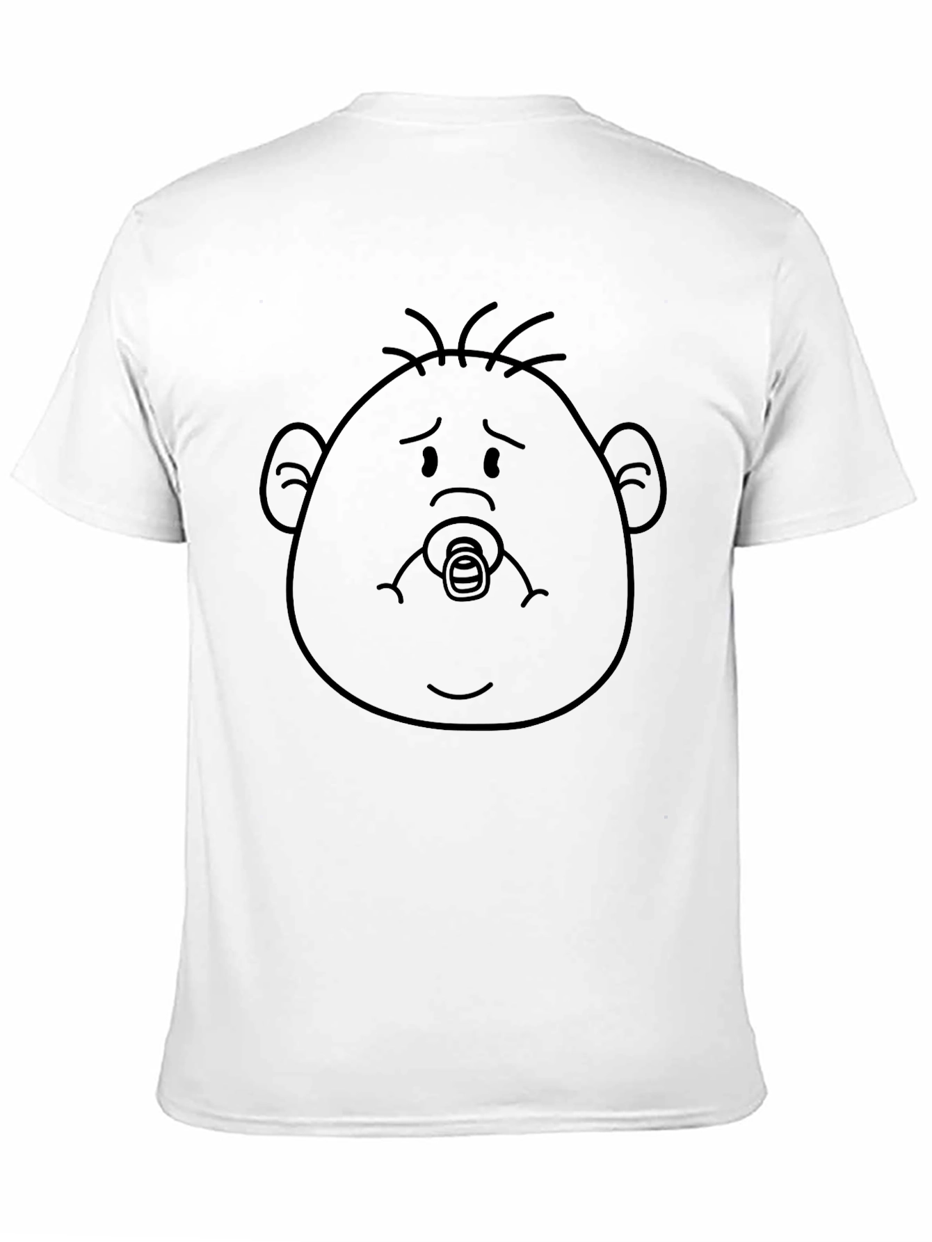 Sad Baby Face Black T-Shirt