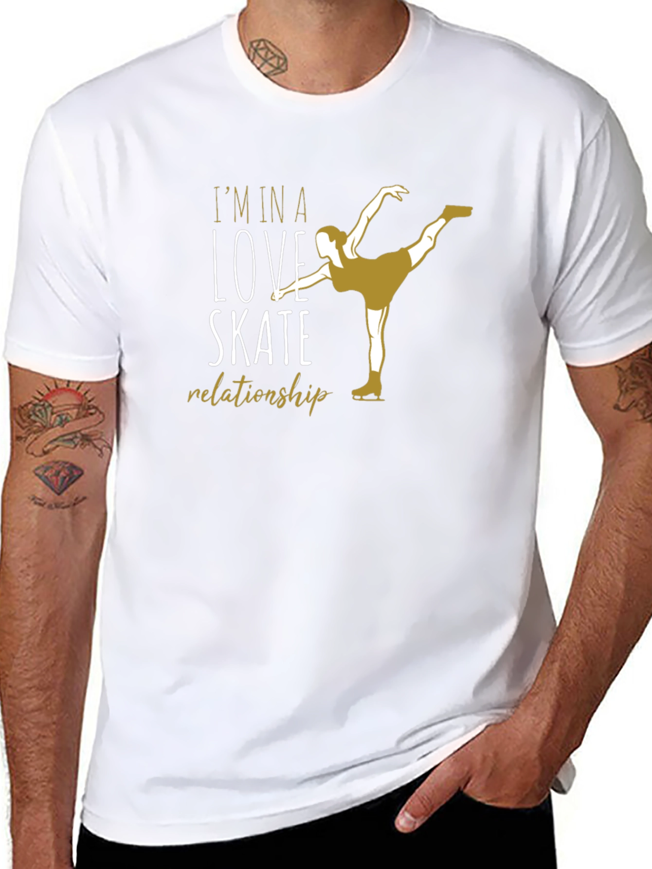 Love Skate Relationship Graphic Tee