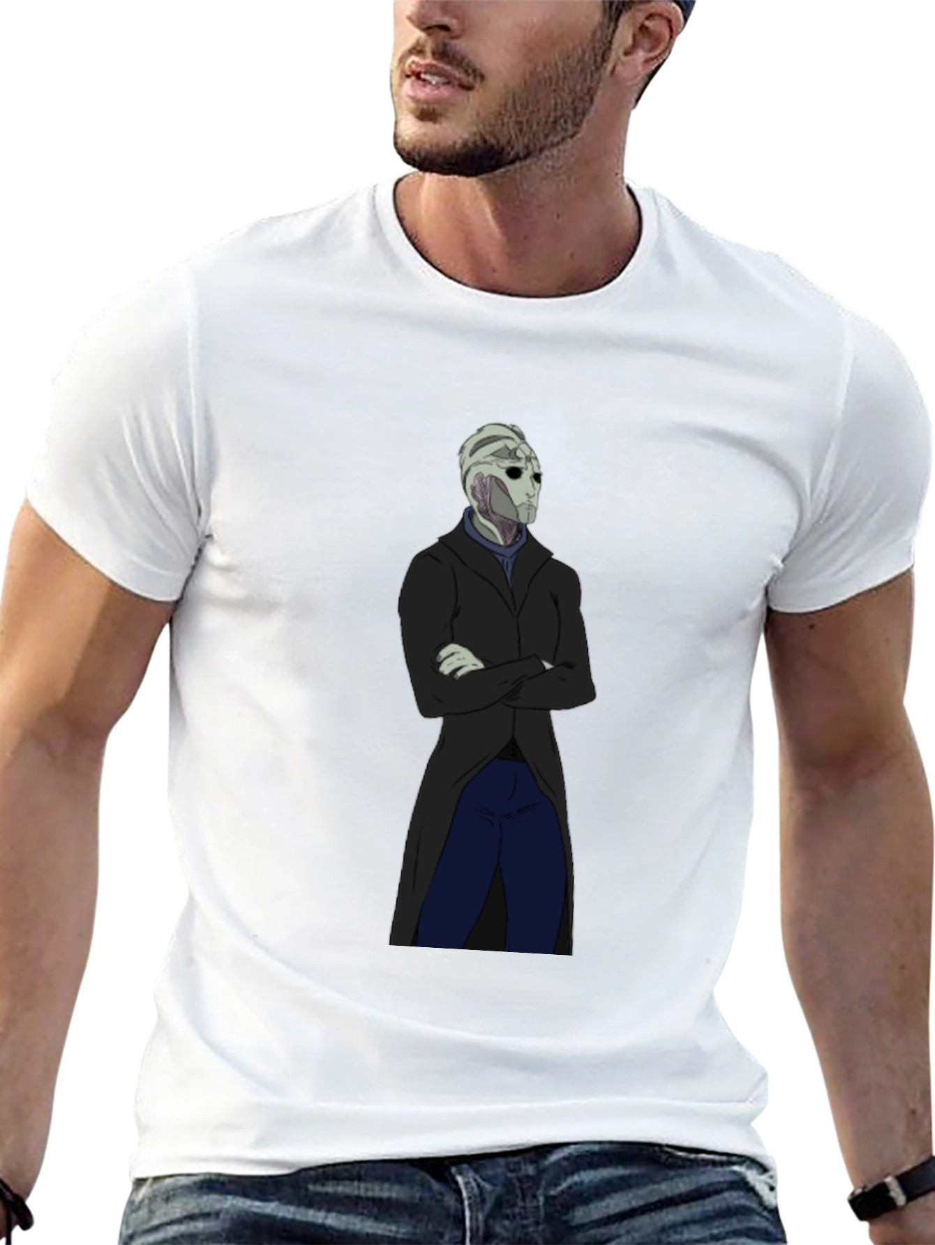 Character Graphic Black T-Shirt