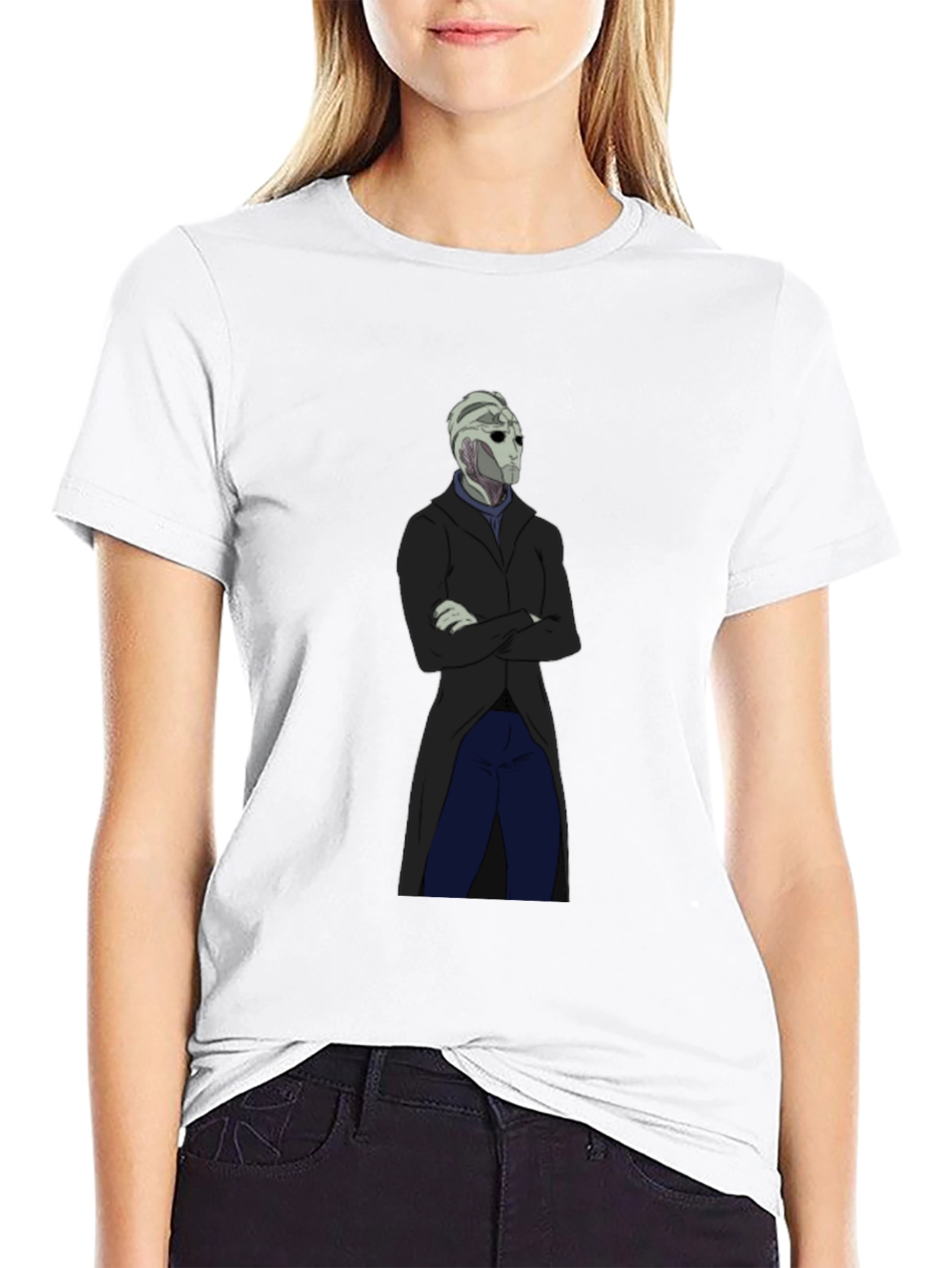 Character Graphic Black T-Shirt