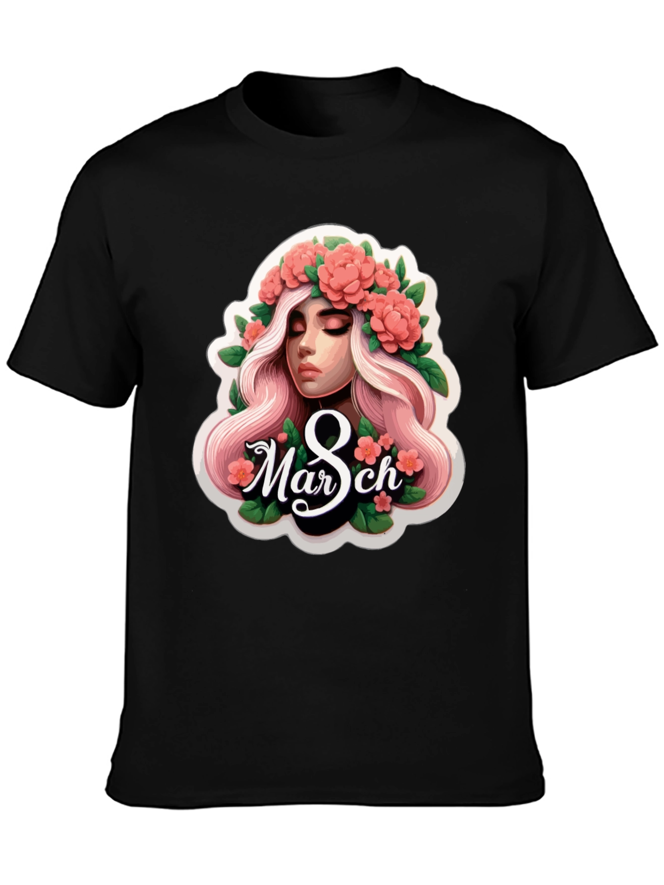 Floral 8th March T-Shirt