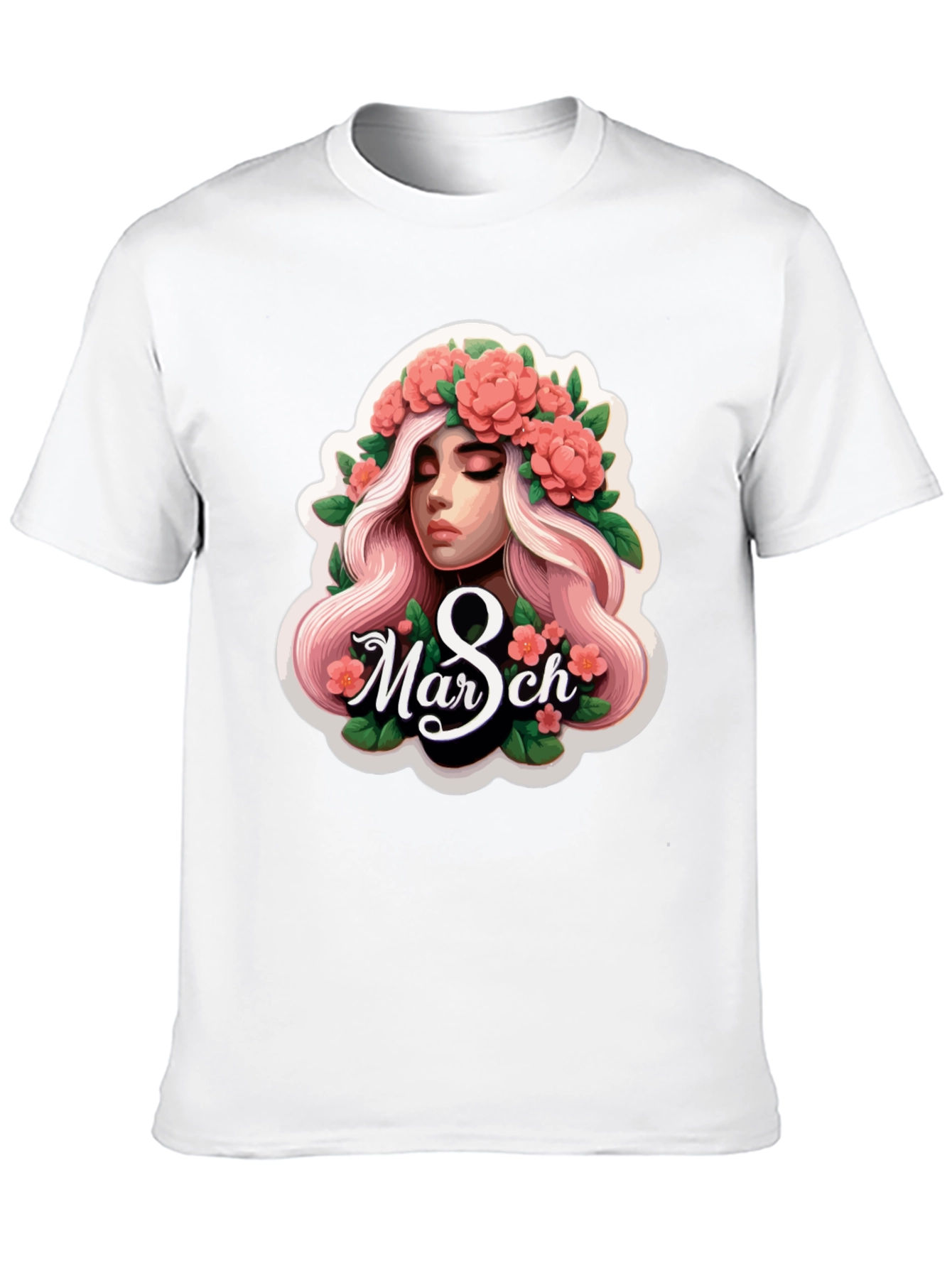 Floral 8th March T-Shirt