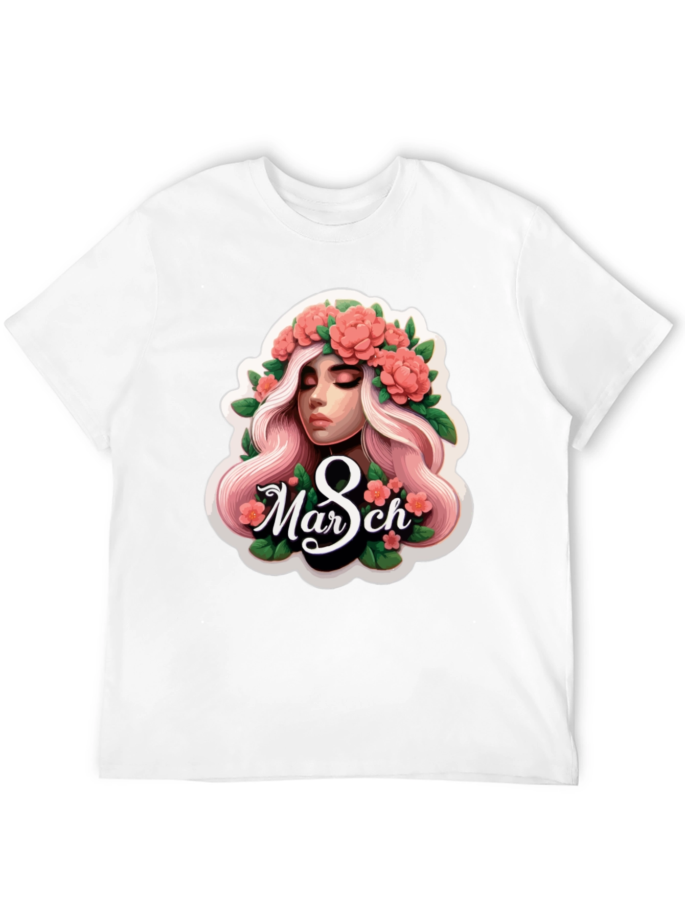 Floral 8th March T-Shirt