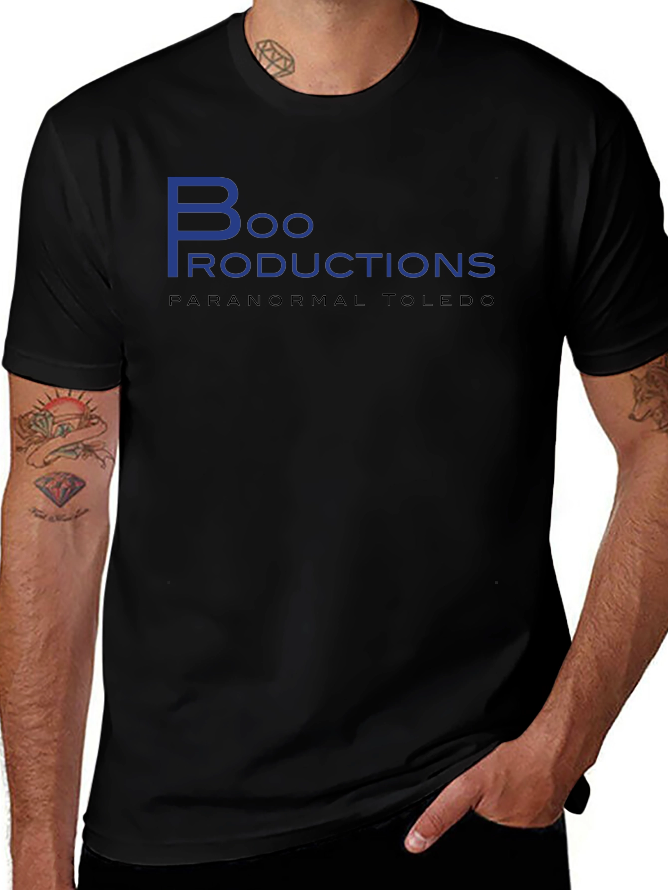 Boo Productions Paranormal Toledo Black T-Shirt