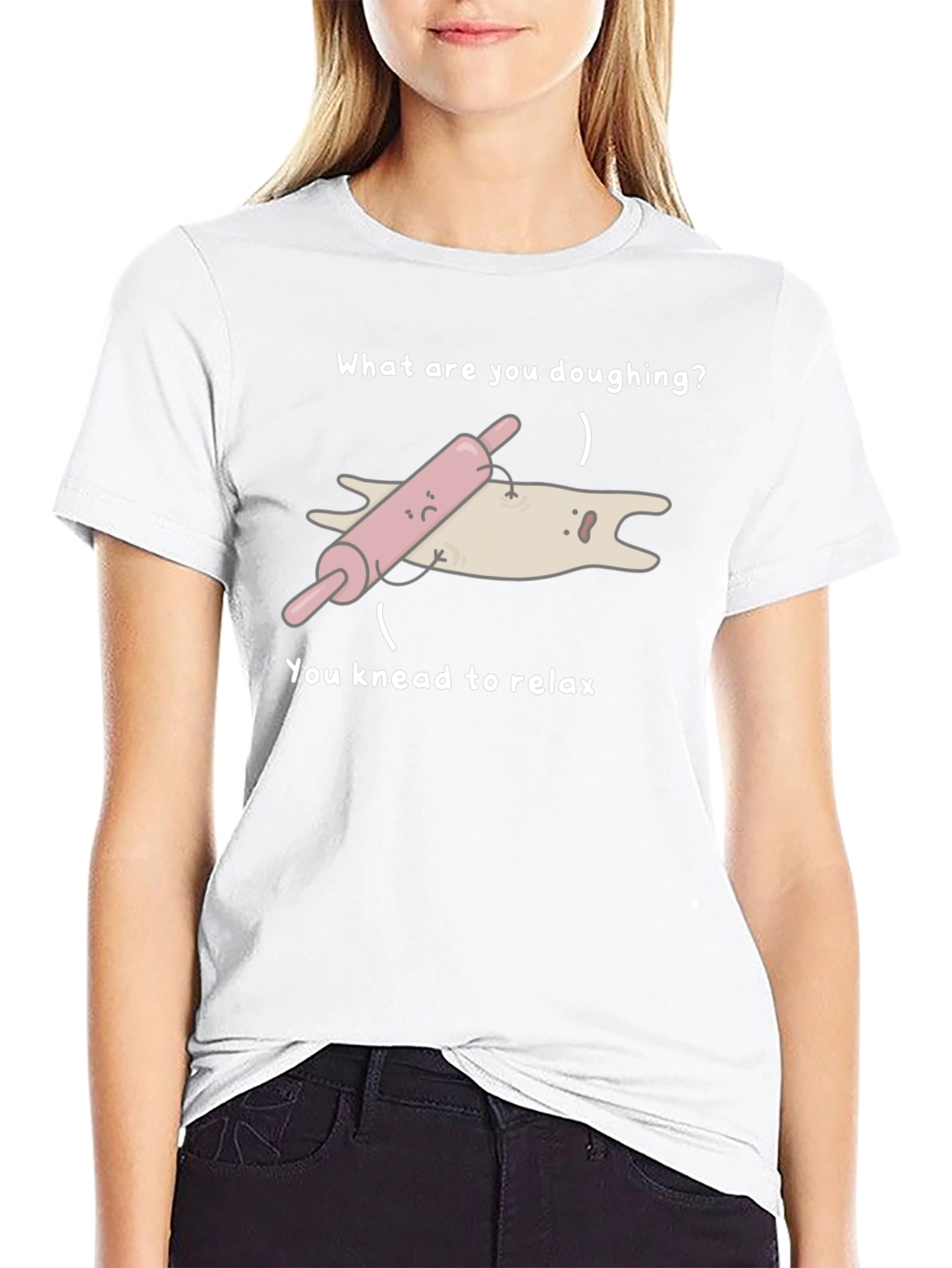 Funny Doughing T-Shirt - Knead to Relax!