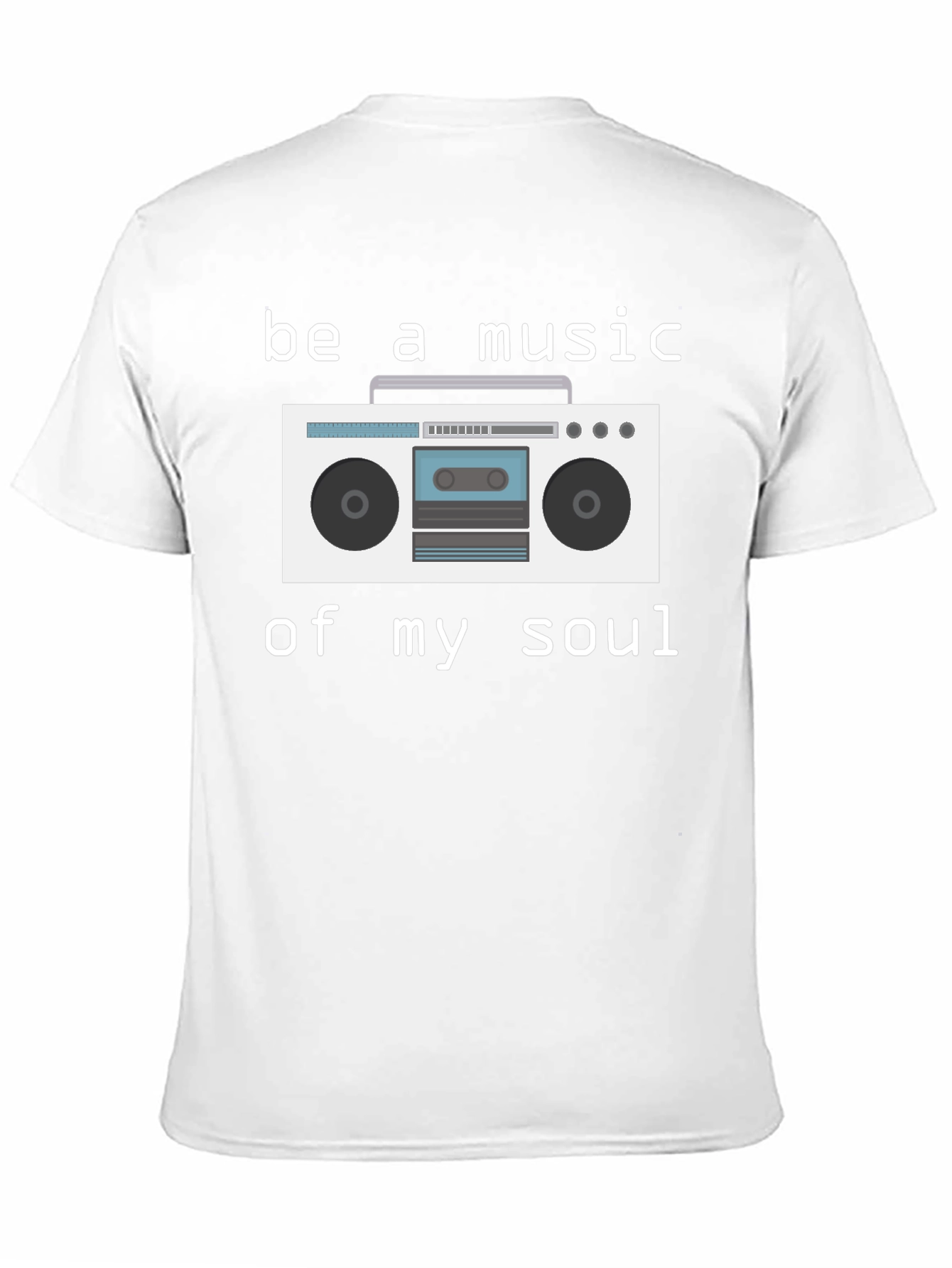 Retro Boombox Graphic T-Shirt - Music Lover Tee