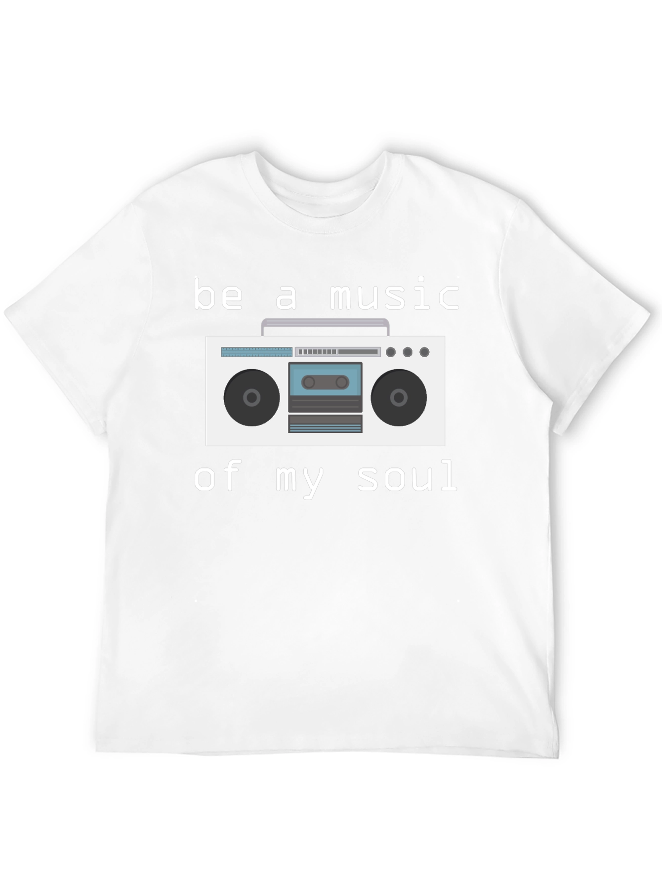 Retro Boombox Graphic T-Shirt - Music Lover Tee