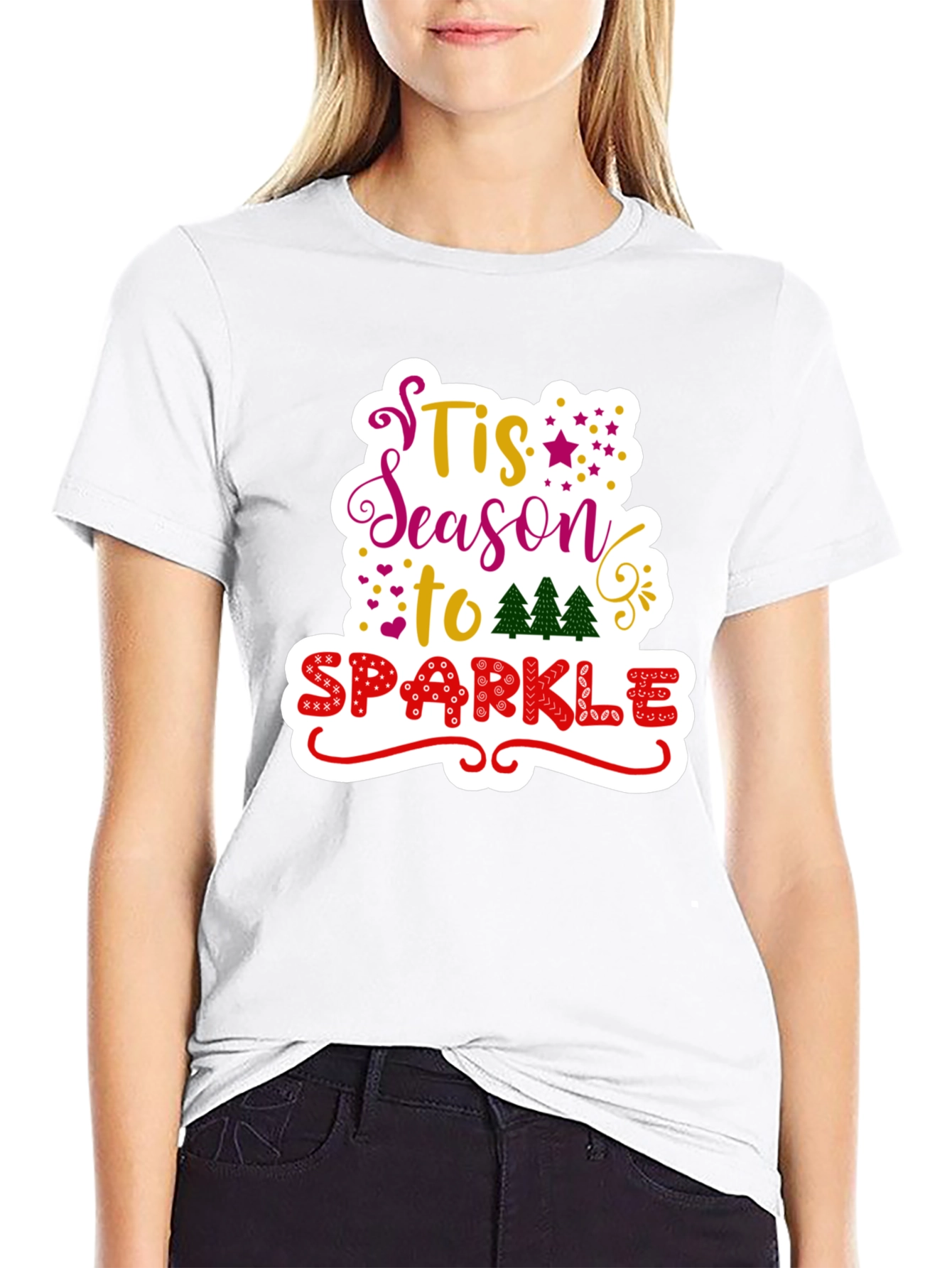 Tis Season to Sparkle Graphic Tee
