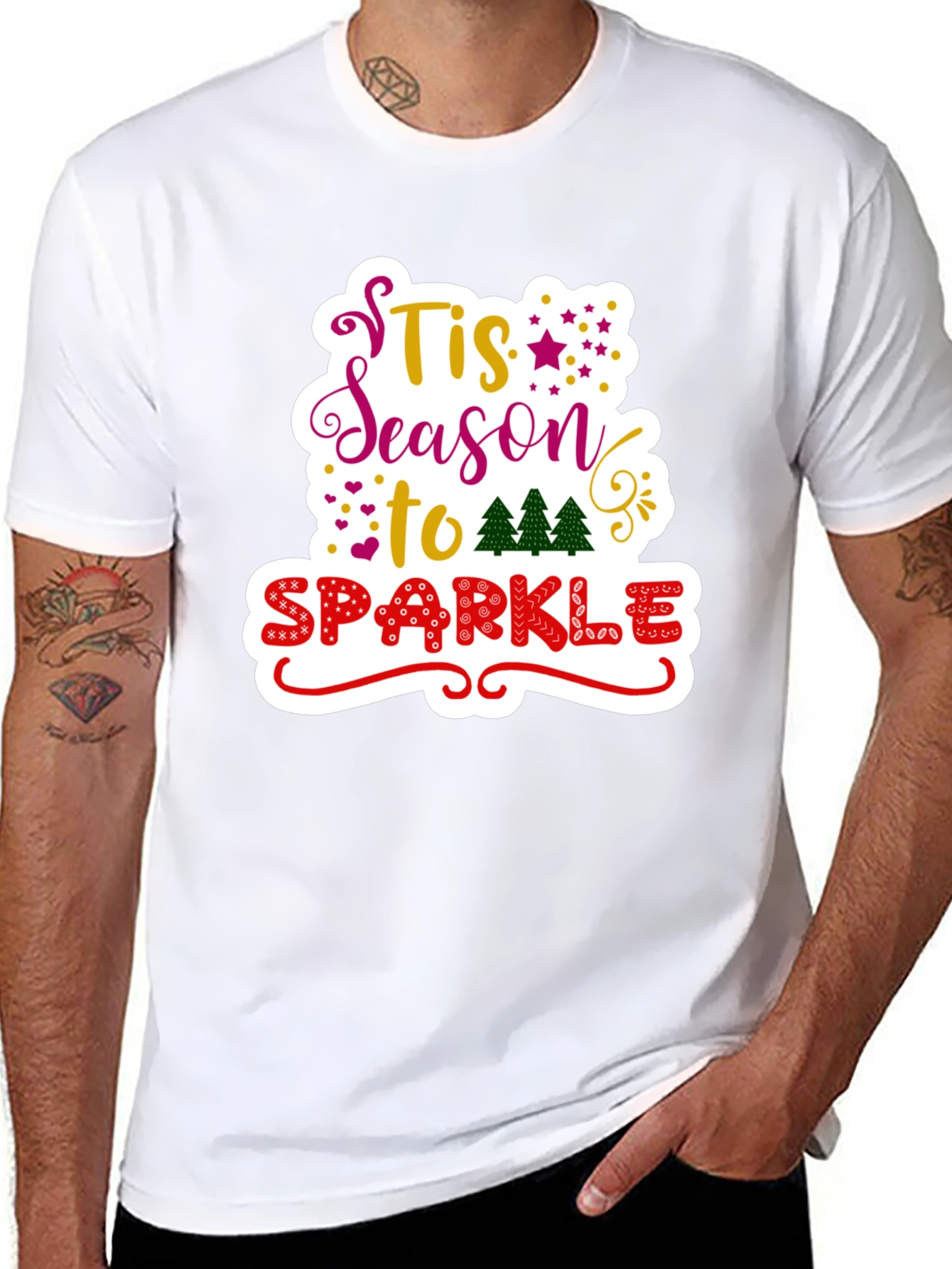 Tis Season to Sparkle Graphic Tee