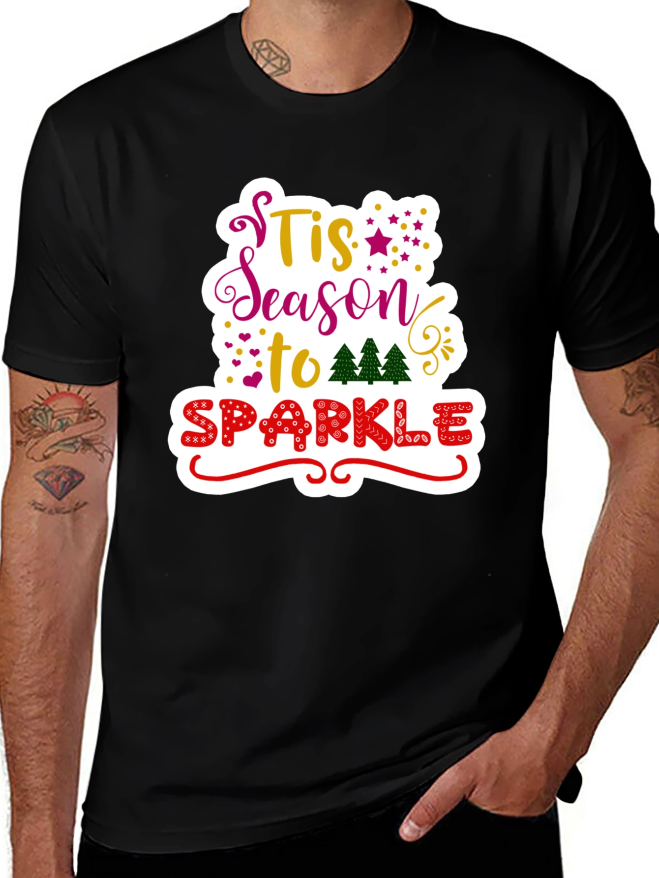 Tis Season to Sparkle Graphic Tee