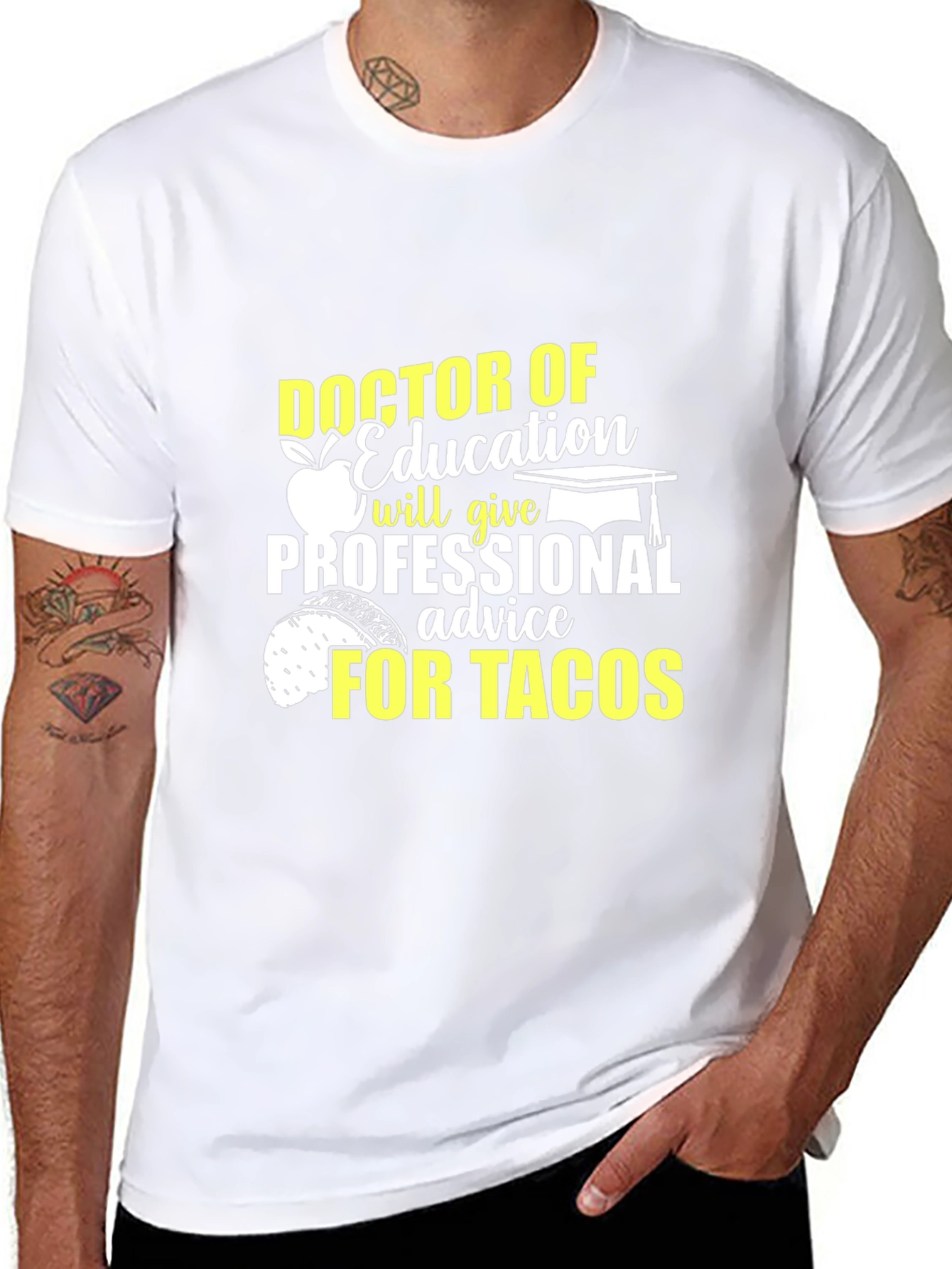 Doctor of Education Tacos Funny T-Shirt