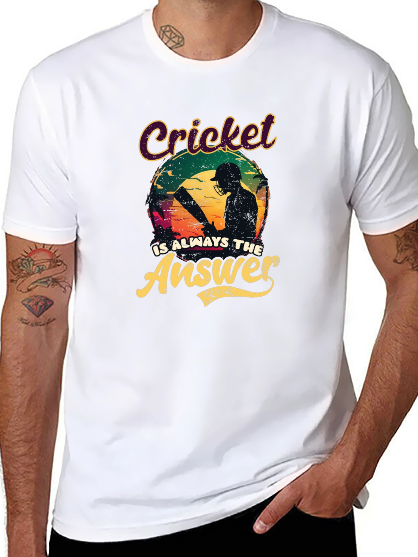 Cricket Is Always The Answer T-Shirt