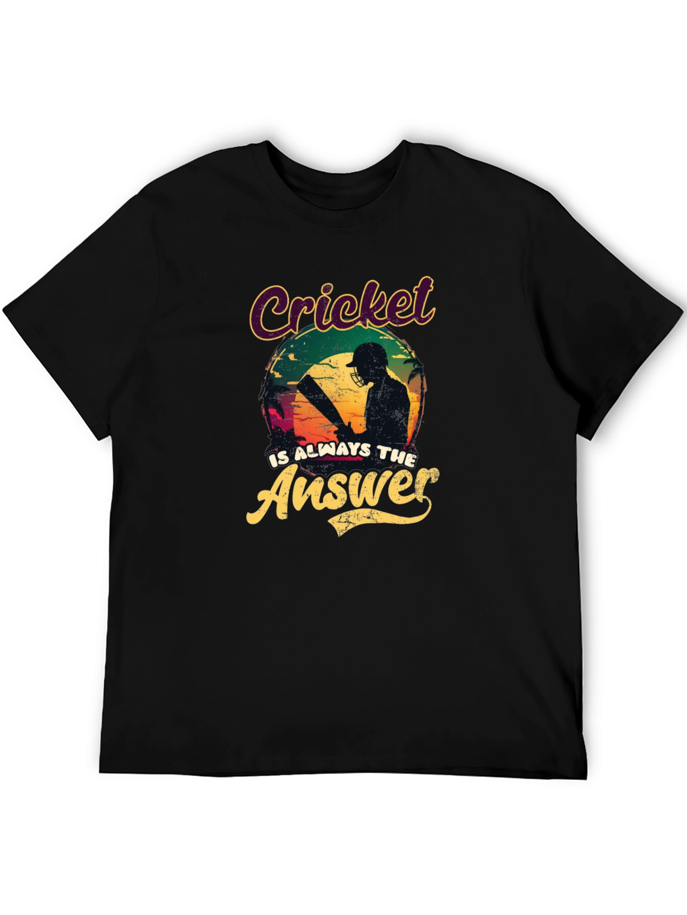 Cricket Is Always The Answer T-Shirt