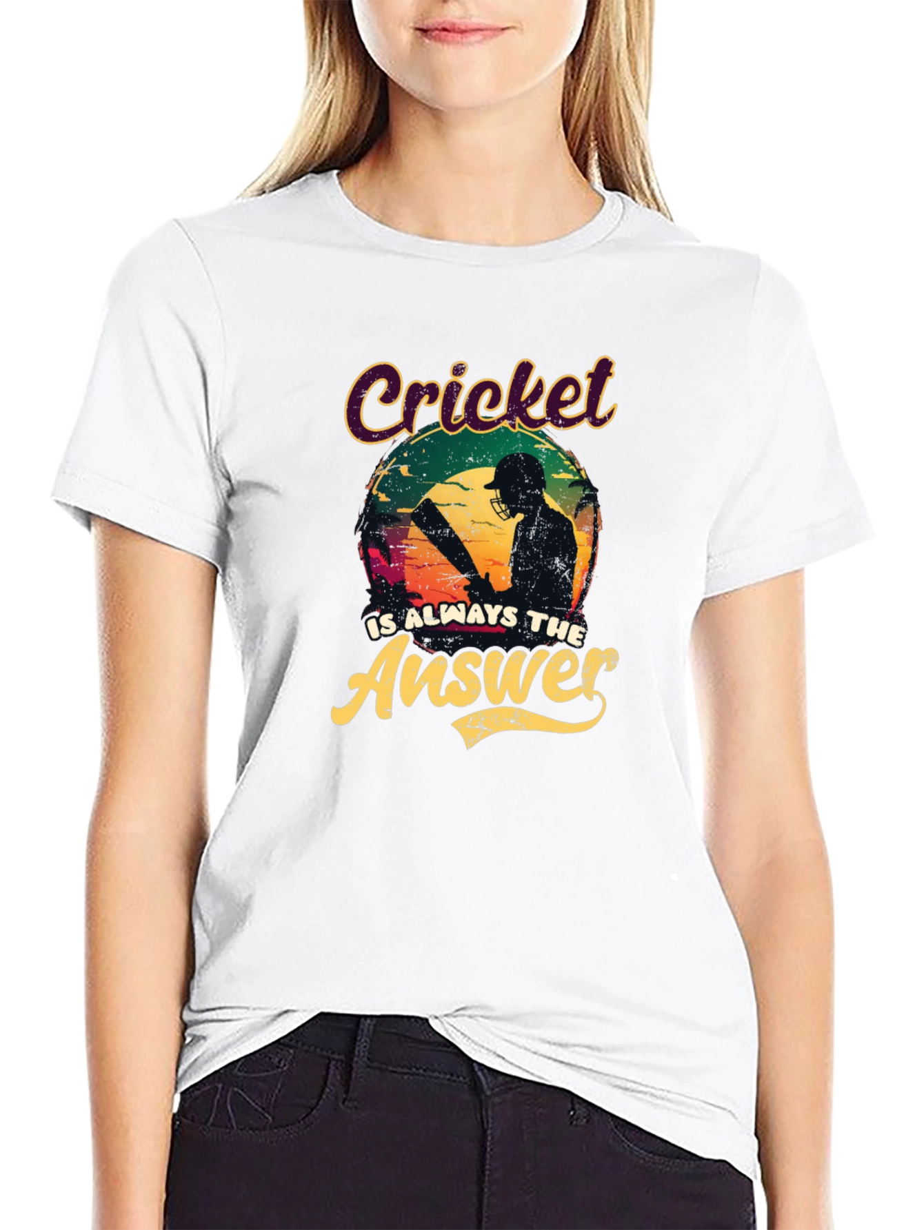 Cricket Is Always The Answer T-Shirt