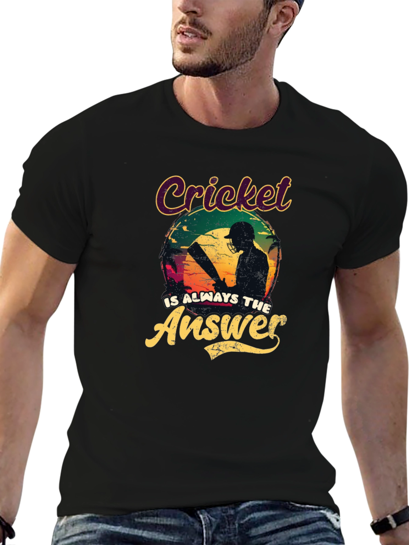 Cricket Is Always The Answer T-Shirt