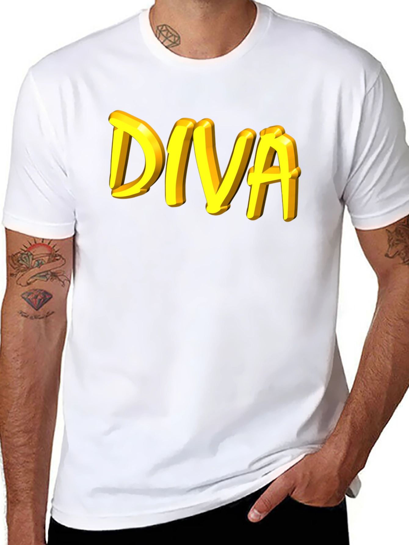 Diva Graphic T-Shirt - Trendy & Stylish