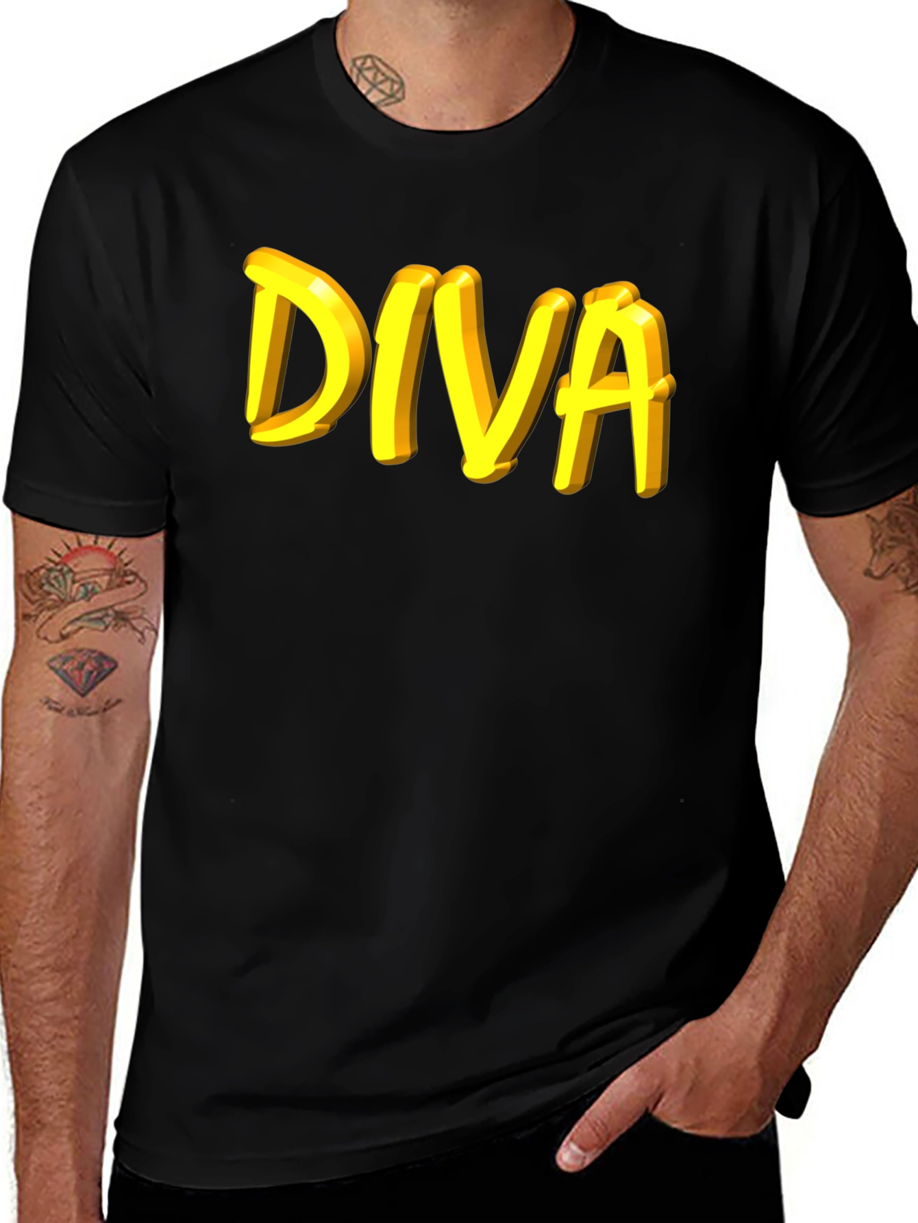 Diva Graphic T-Shirt - Trendy & Stylish