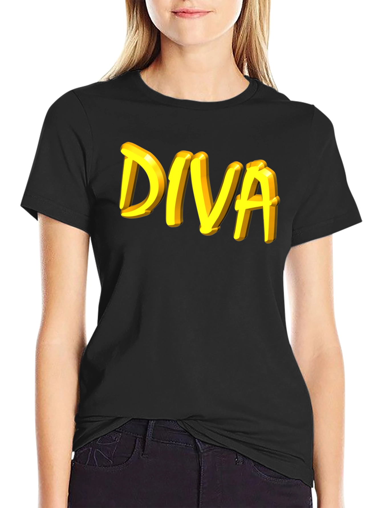 Diva Graphic T-Shirt - Trendy & Stylish
