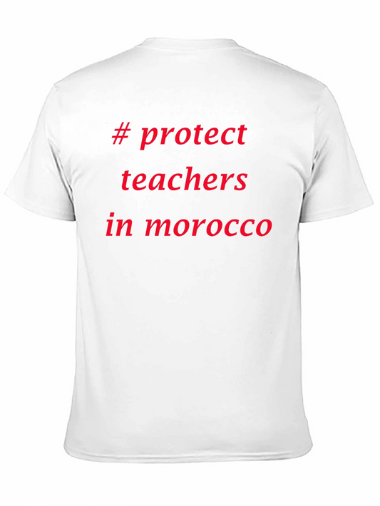 Protect Teachers Morocco T-Shirt
