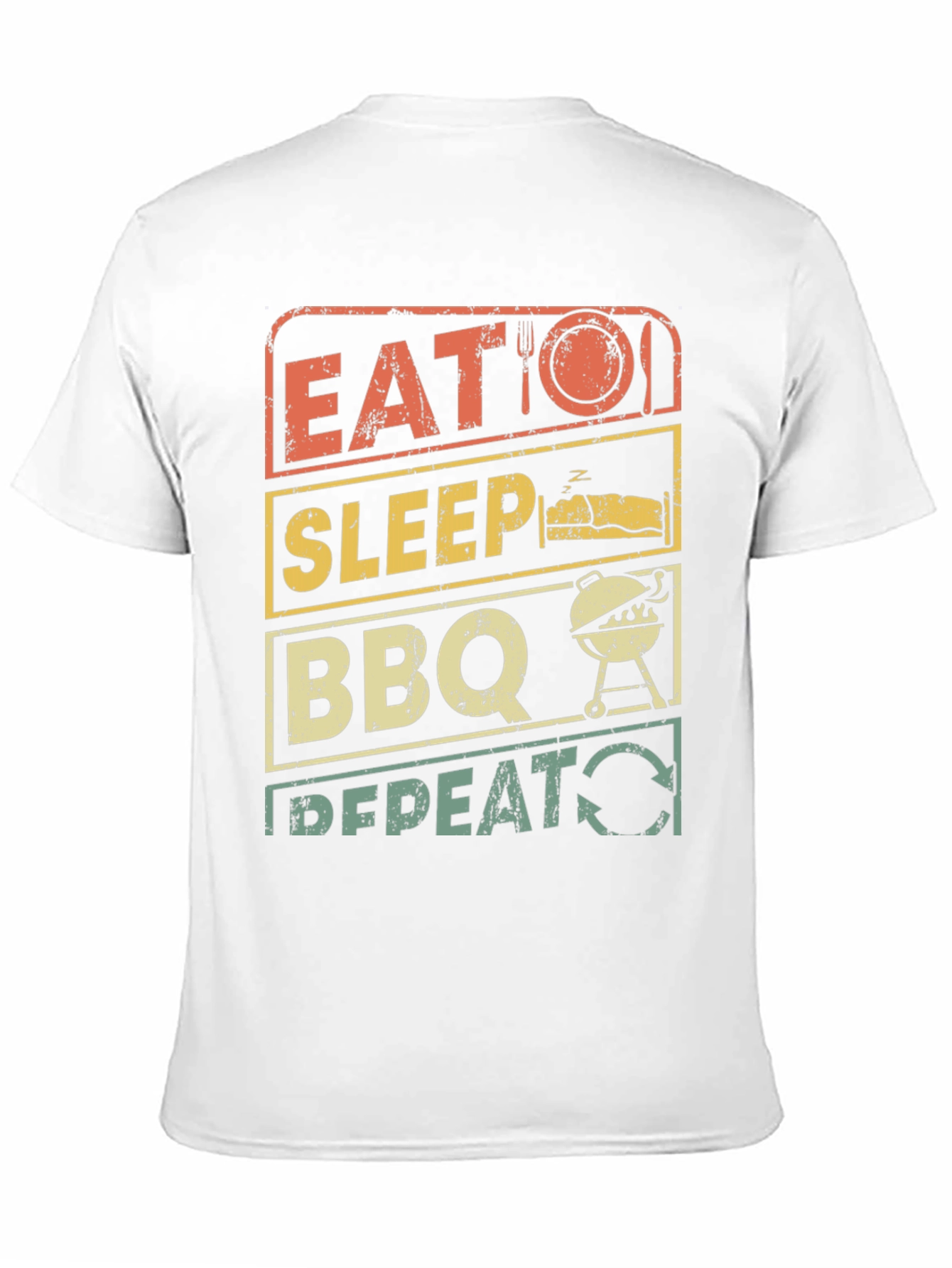 Eat Sleep BBQ Repeat T-Shirt - Grill Master Tee