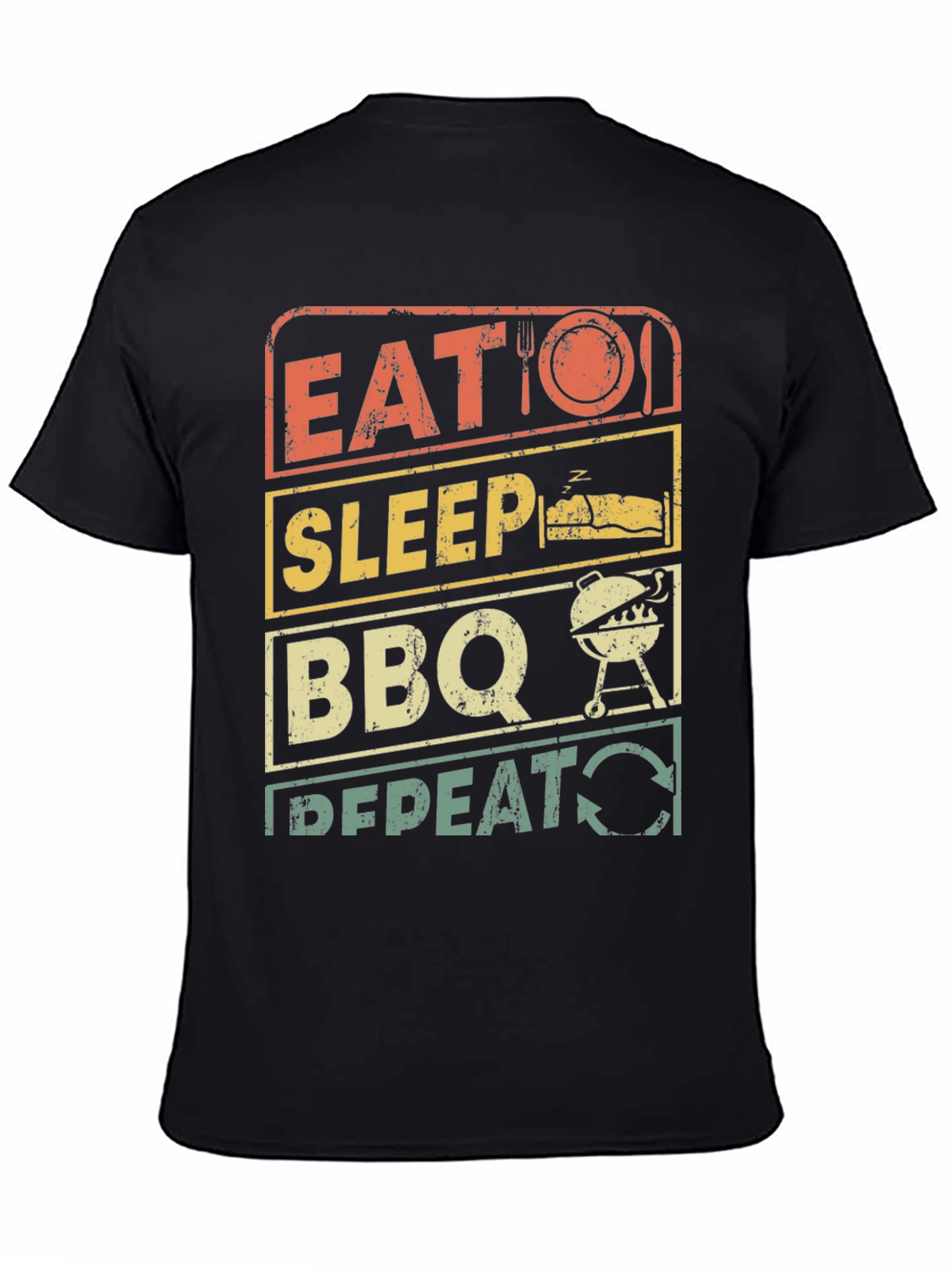 Eat Sleep BBQ Repeat T-Shirt - Grill Master Tee