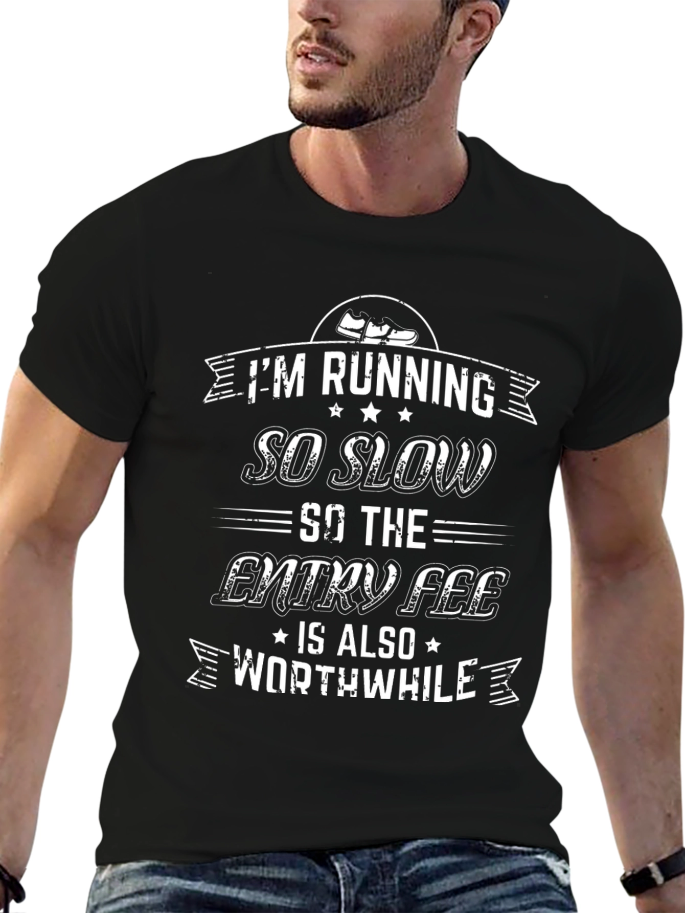 Funny Running T-Shirt - Im Running So Slow