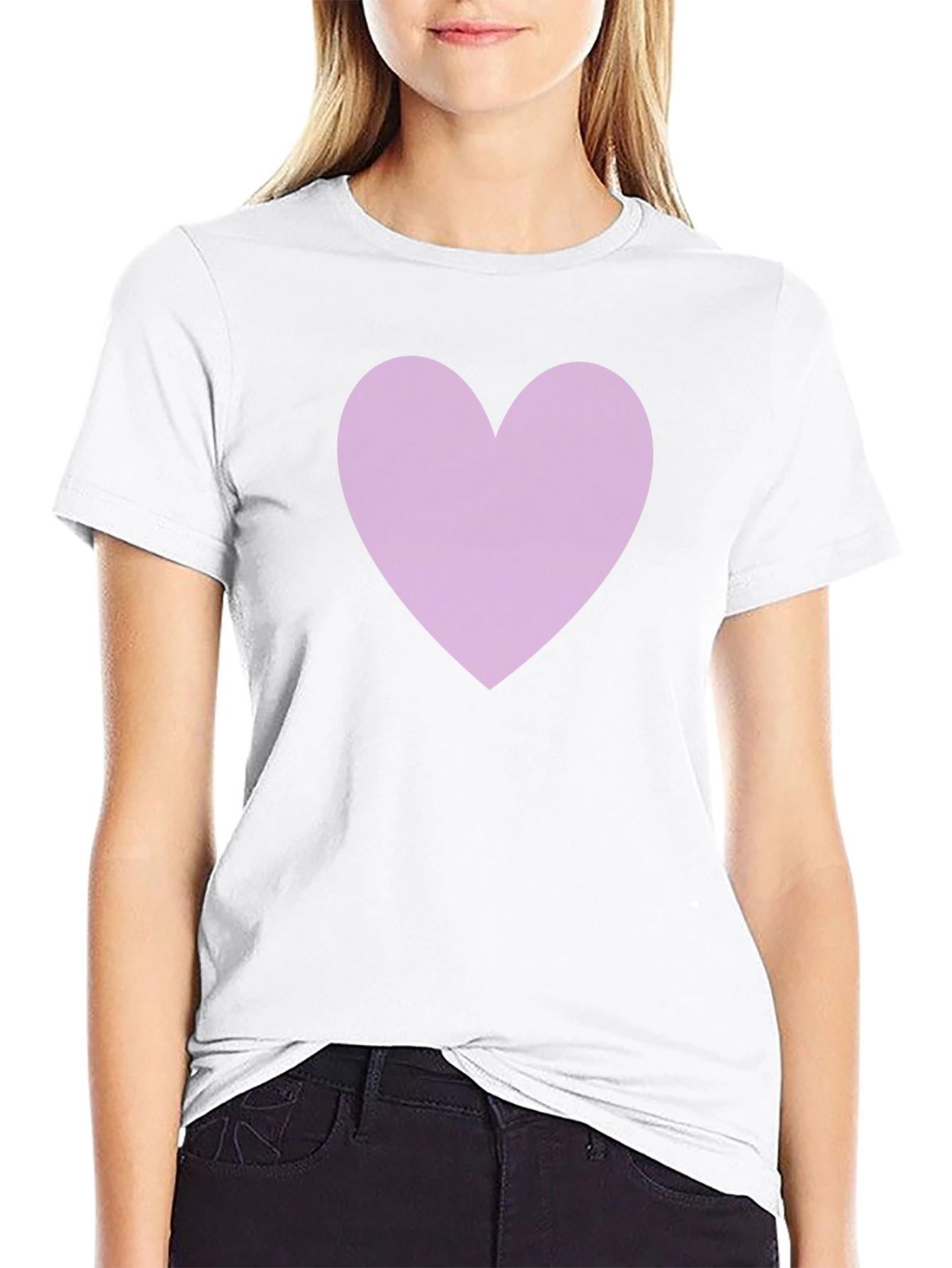 Heart Graphic Tee - Stylish Comfort