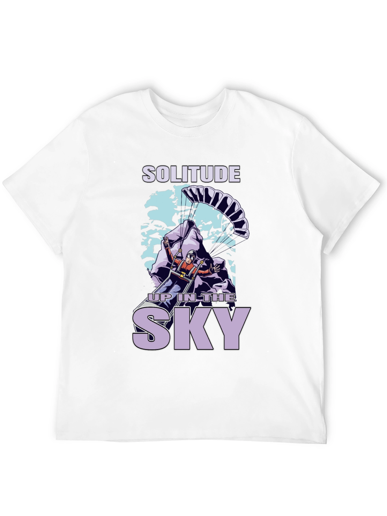 Solitude in the Sky Black T-Shirt