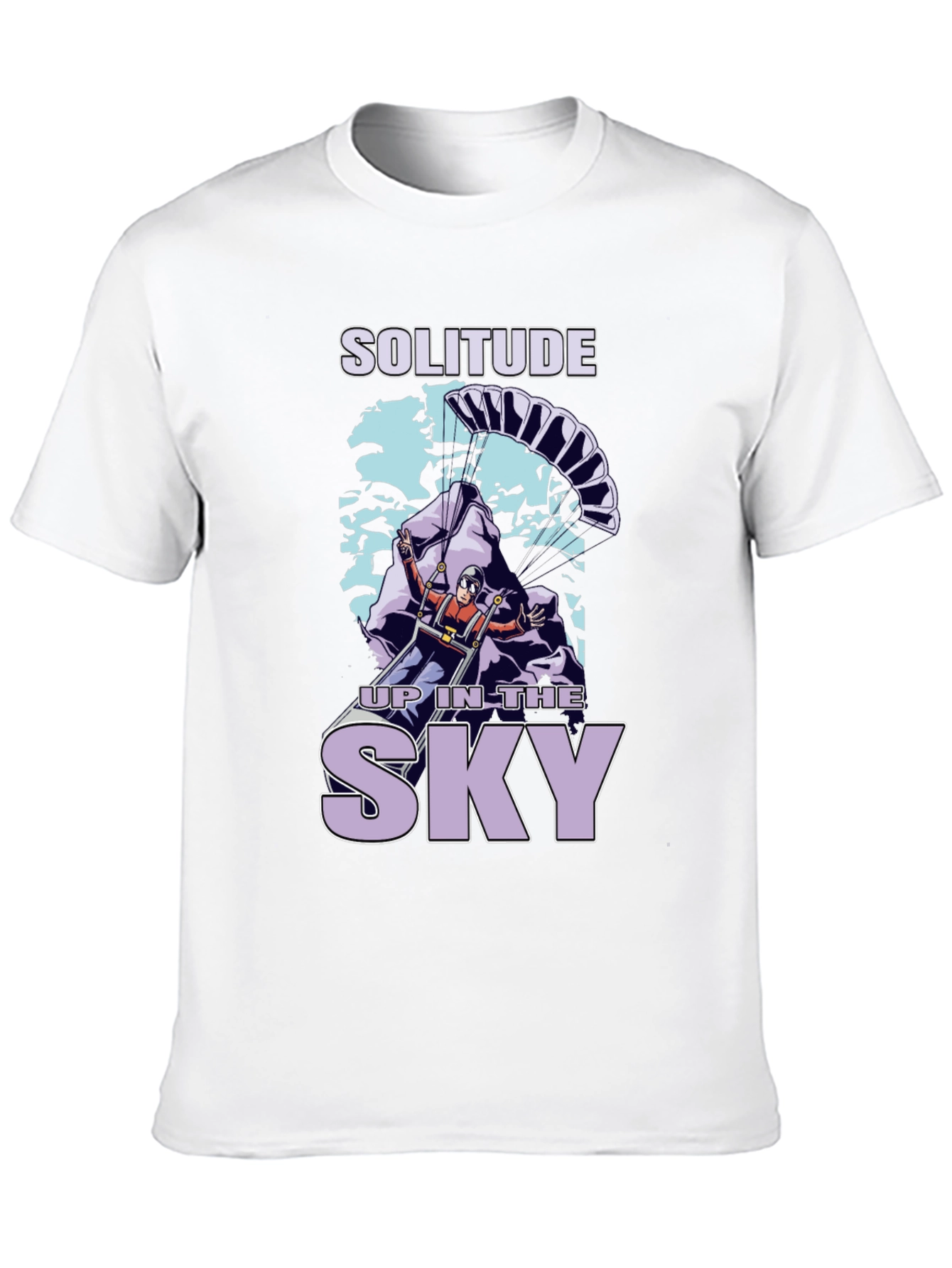 Solitude in the Sky Black T-Shirt