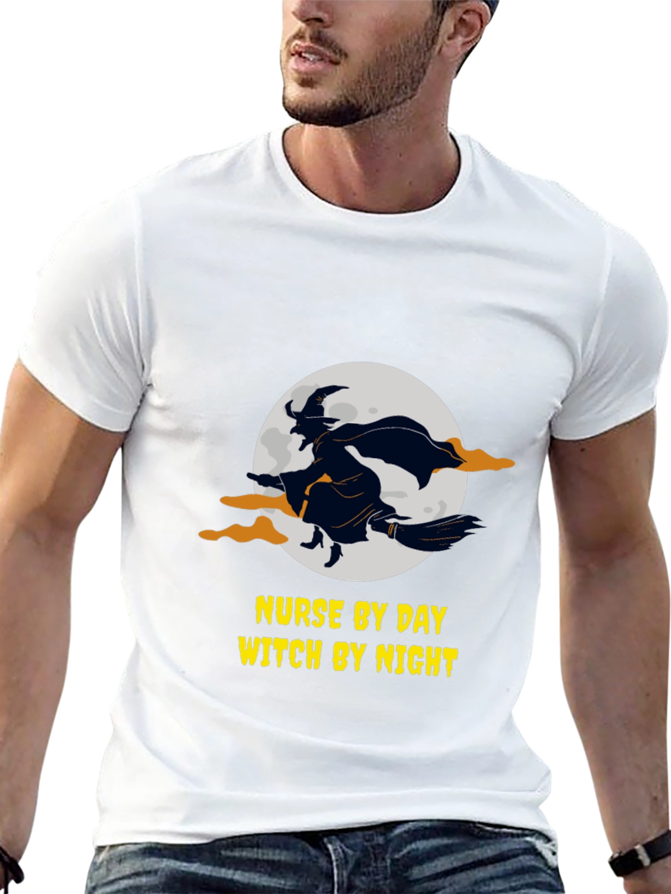 Nurse by Day Witch by Night T-Shirt
