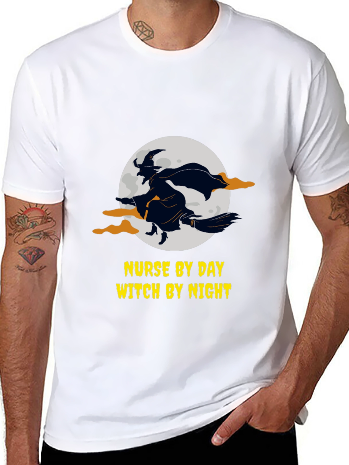 Nurse by Day Witch by Night T-Shirt