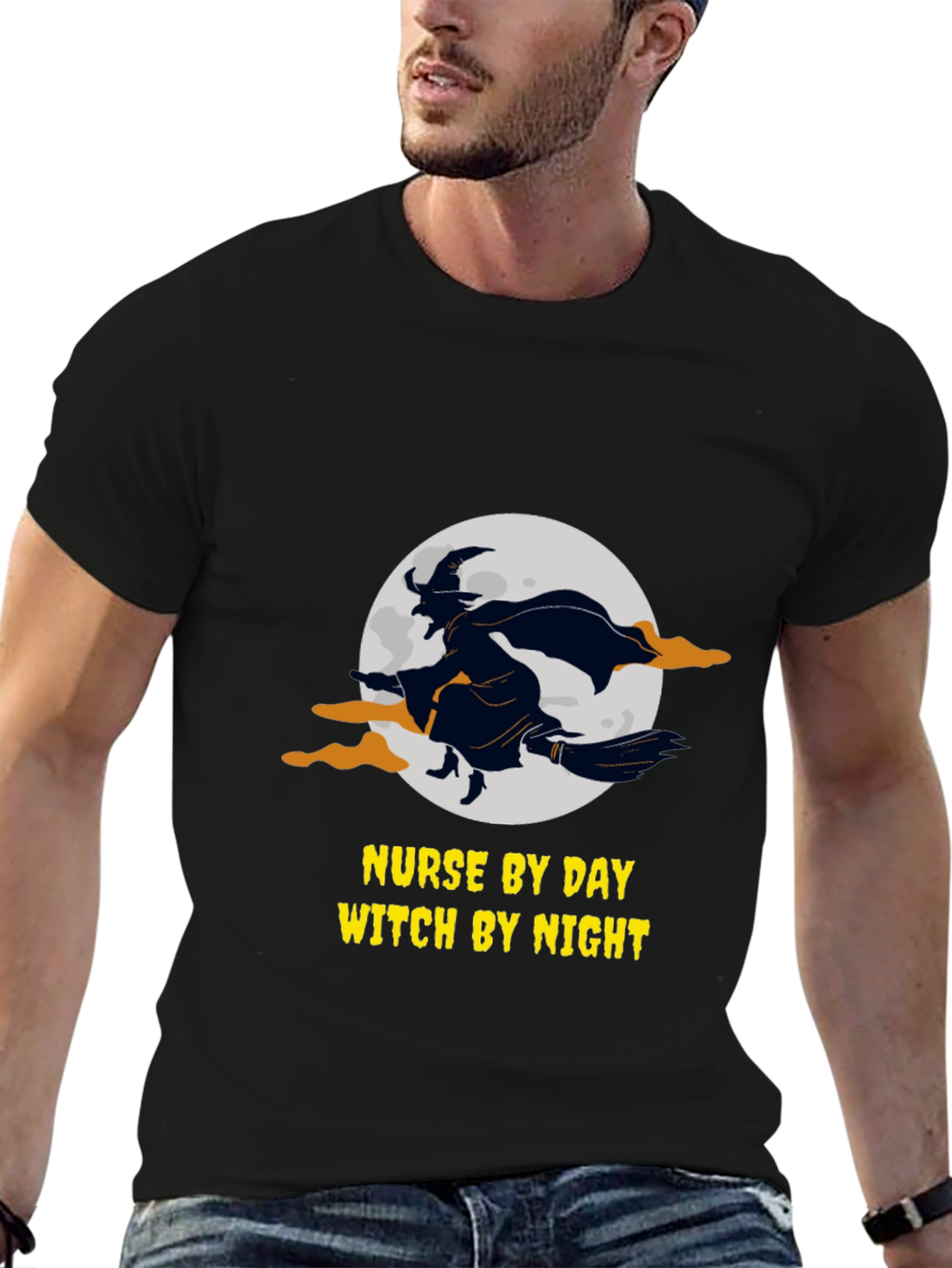 Nurse by Day Witch by Night T-Shirt