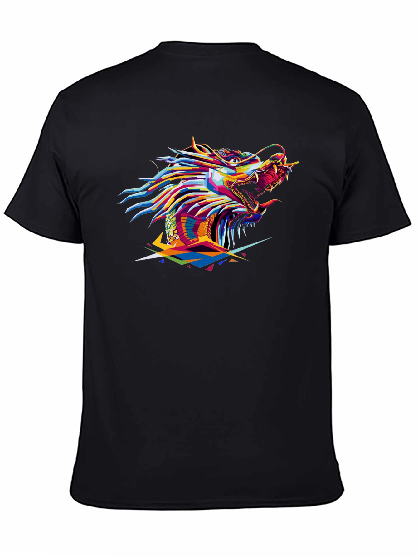 Bold Dragon Graphic Black T-Shirt