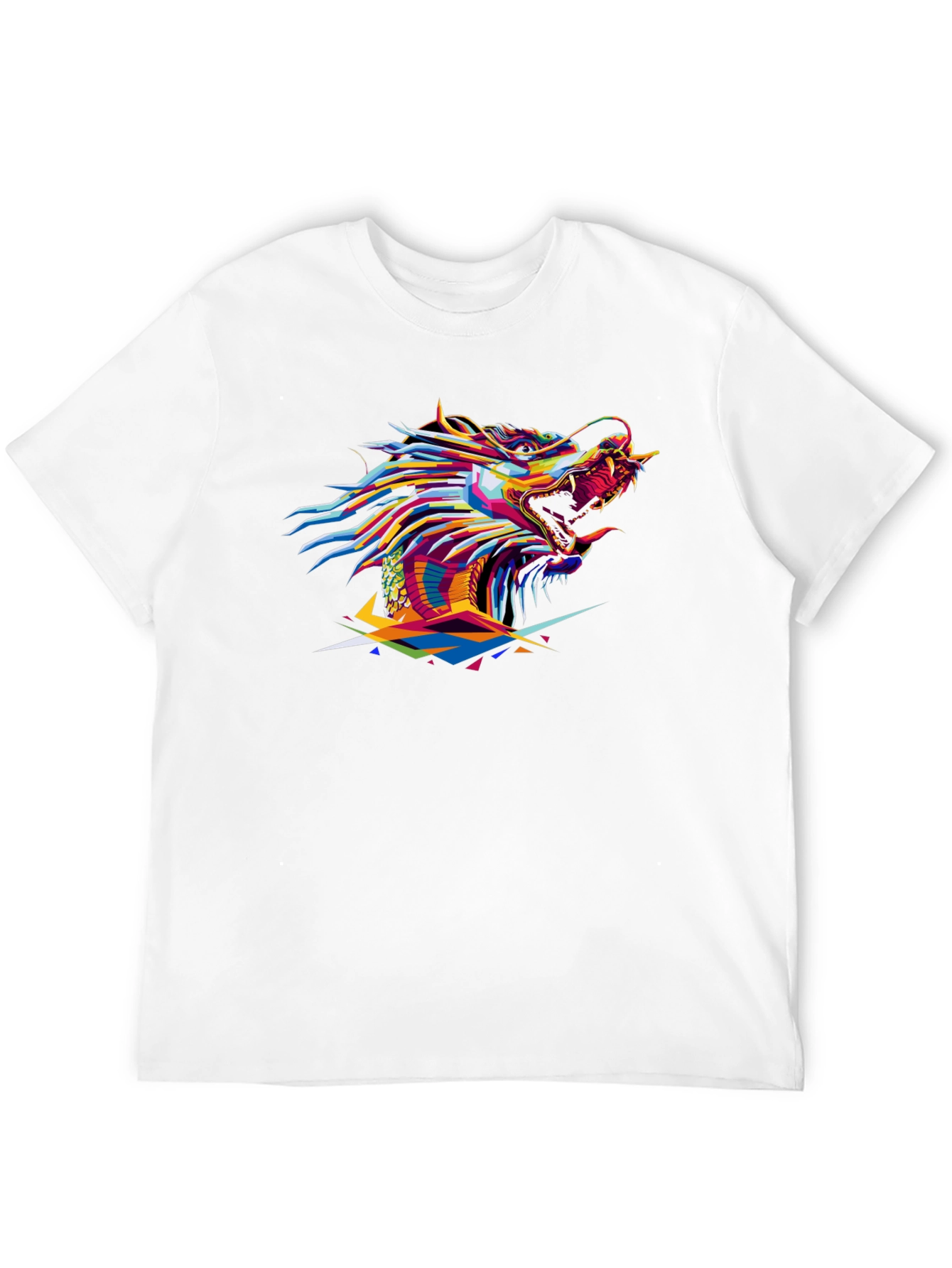 Bold Dragon Graphic Black T-Shirt