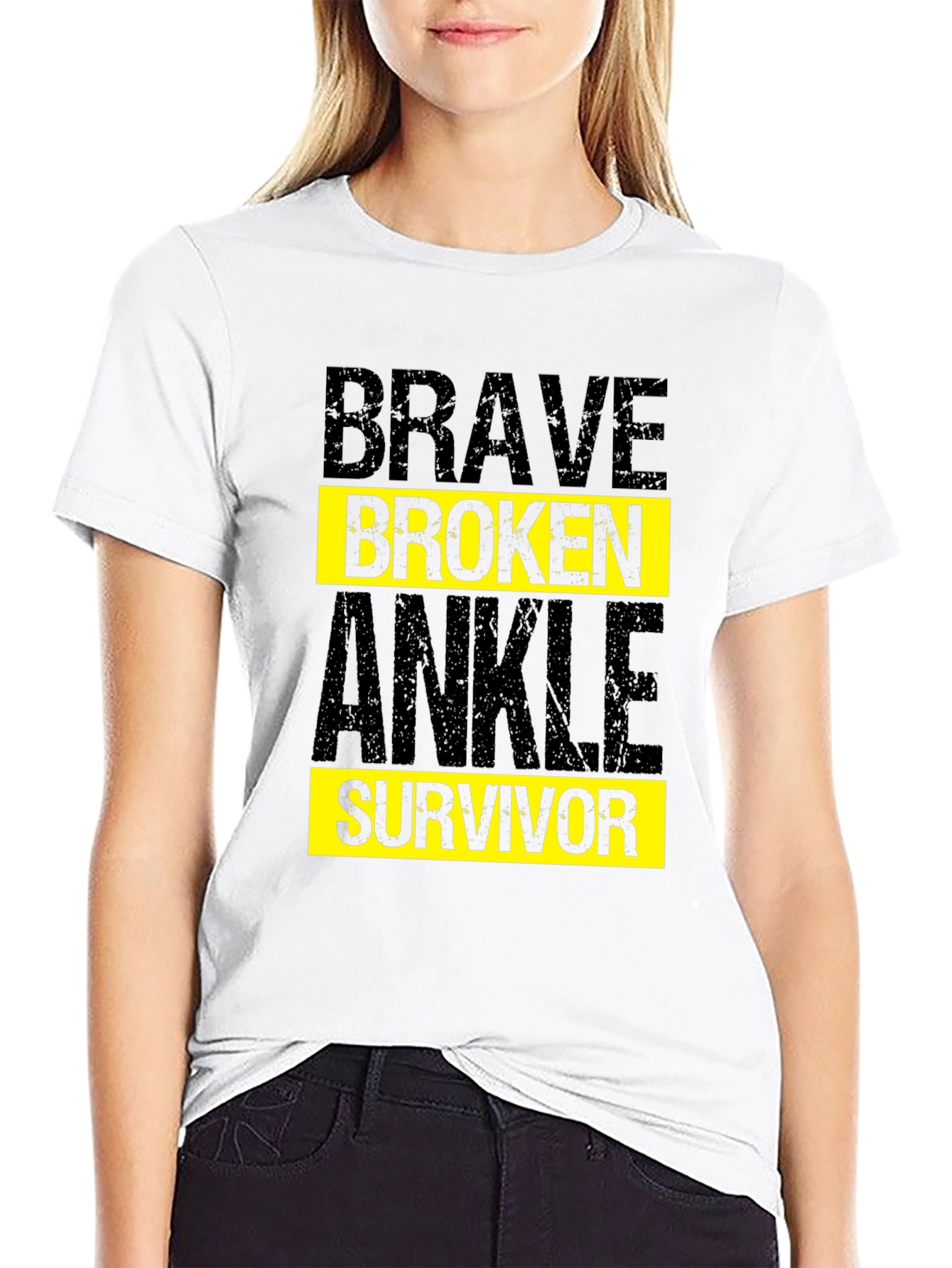 Brave Broken Ankle Survivor T-Shirt