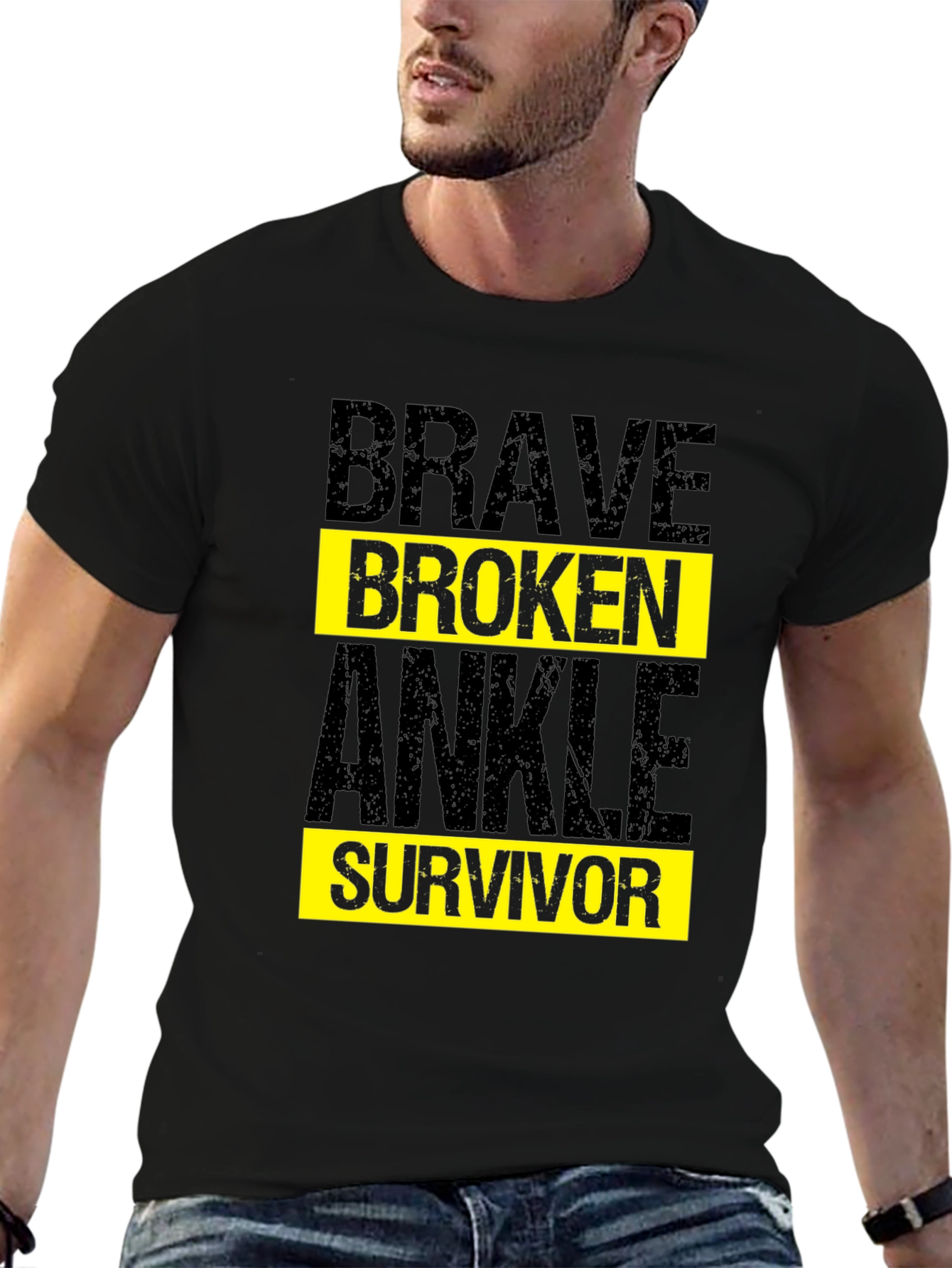 Brave Broken Ankle Survivor T-Shirt