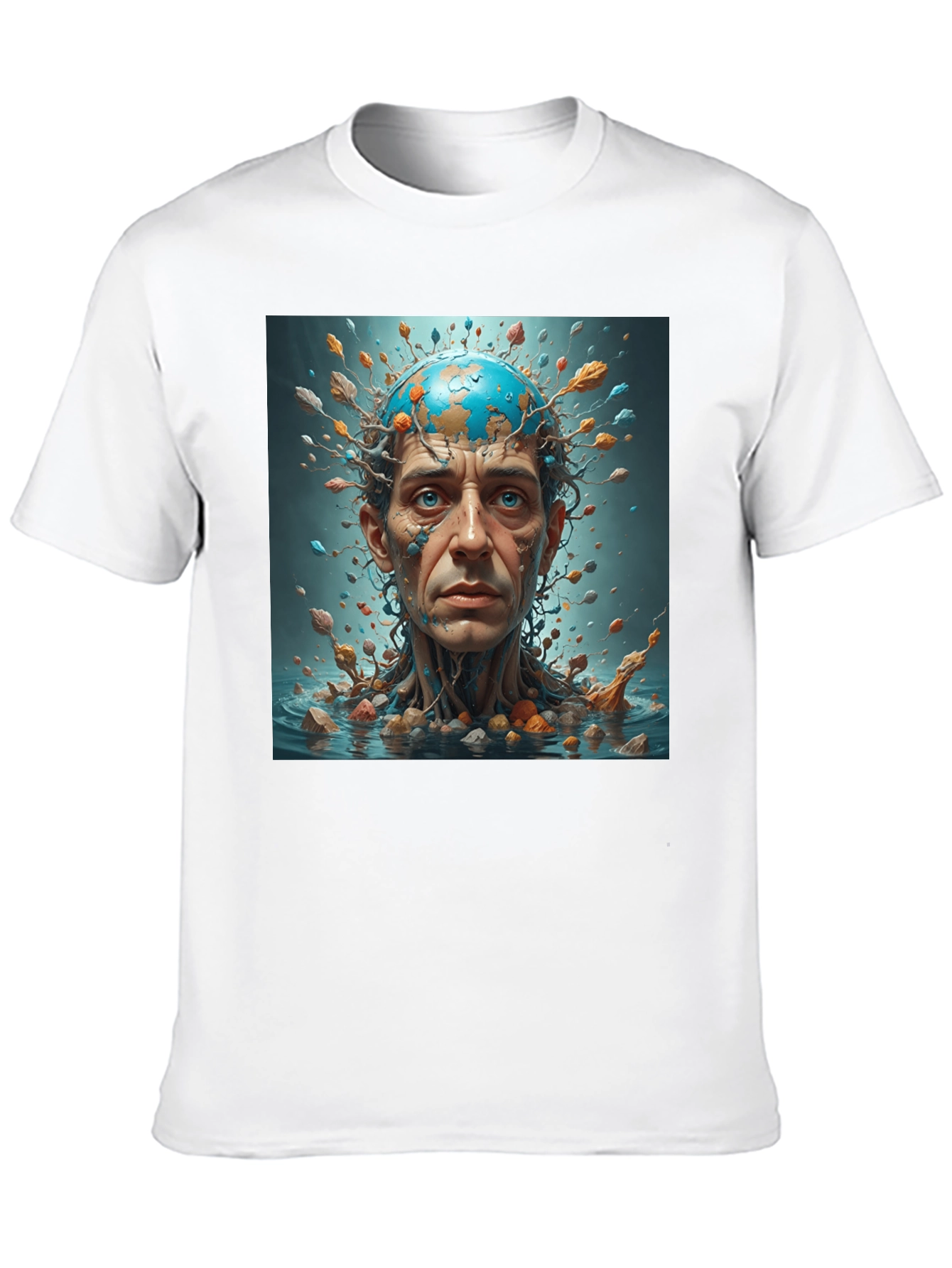 Earth Mind Tee: Unique Graphic Print T-Shirt