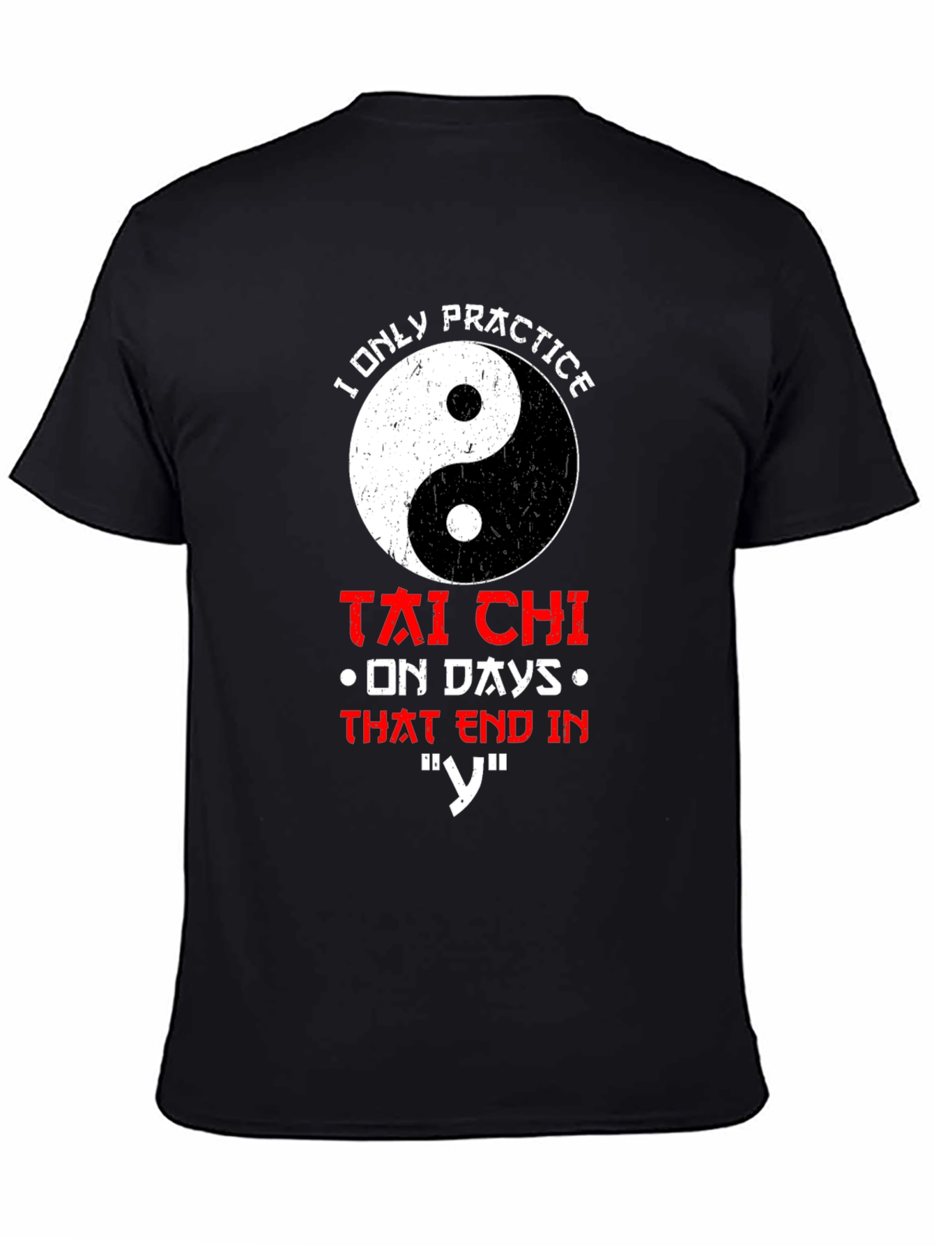Tai Chi Practice T-Shirt - Days Ending in Y