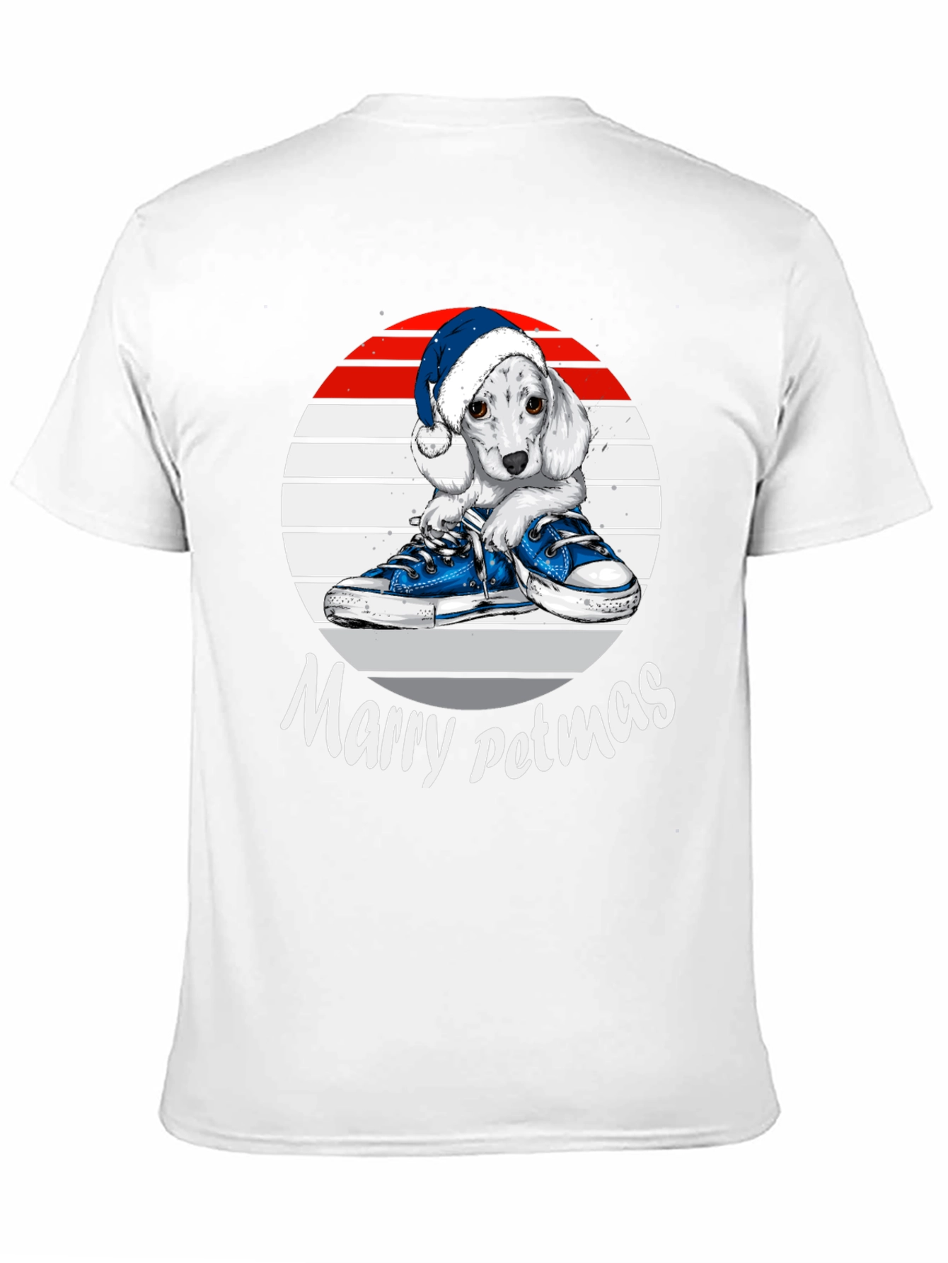 Merry Petmas Dog T-Shirt - Holiday Apparel
