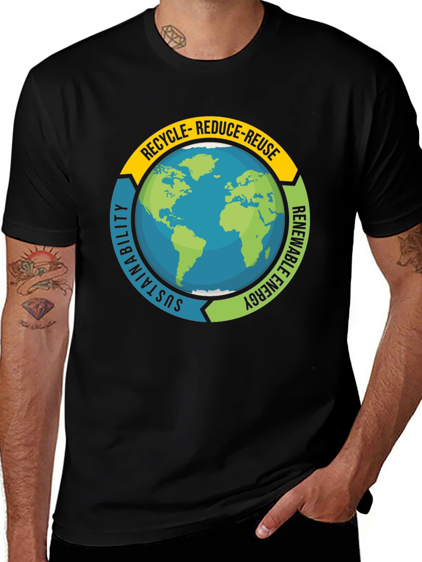 Eco-Friendly Recycle Reduce Reuse T-Shirt